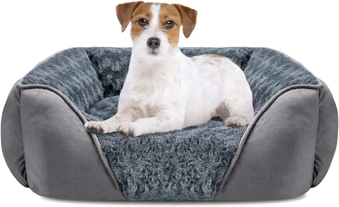 Washable Orthopedic Dog Bed – Soft Calming Pet Sofa