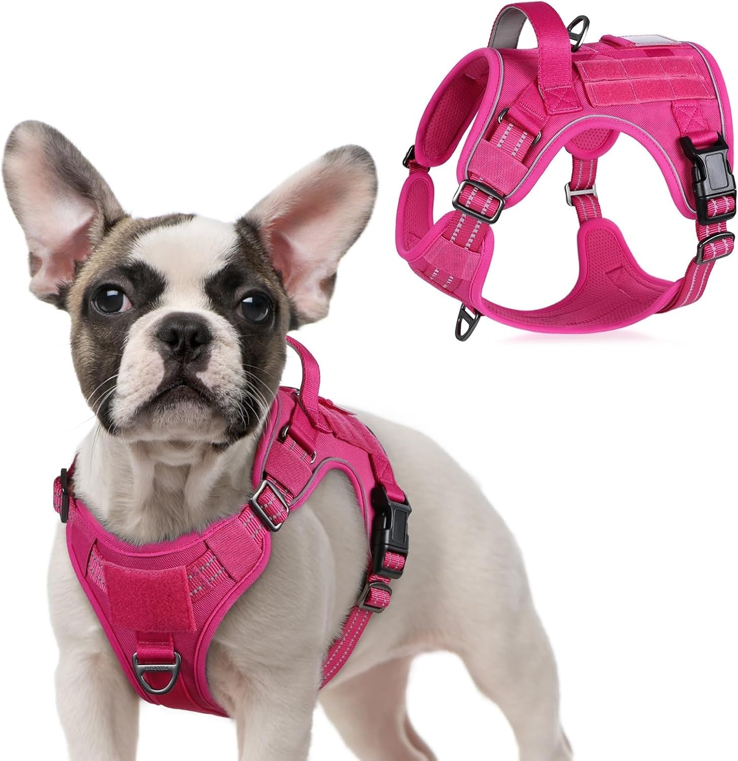 No-Pull Tactical Dog Harness MOLLE Vest for Medium & Large Dogs