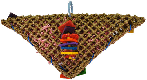 Ae Cage Company Happy Beaks Triangle Vine Mat For Birds Large