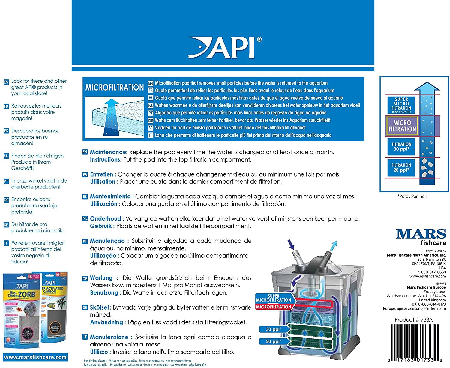 Api Filstar Xp Micro Filtration Pads