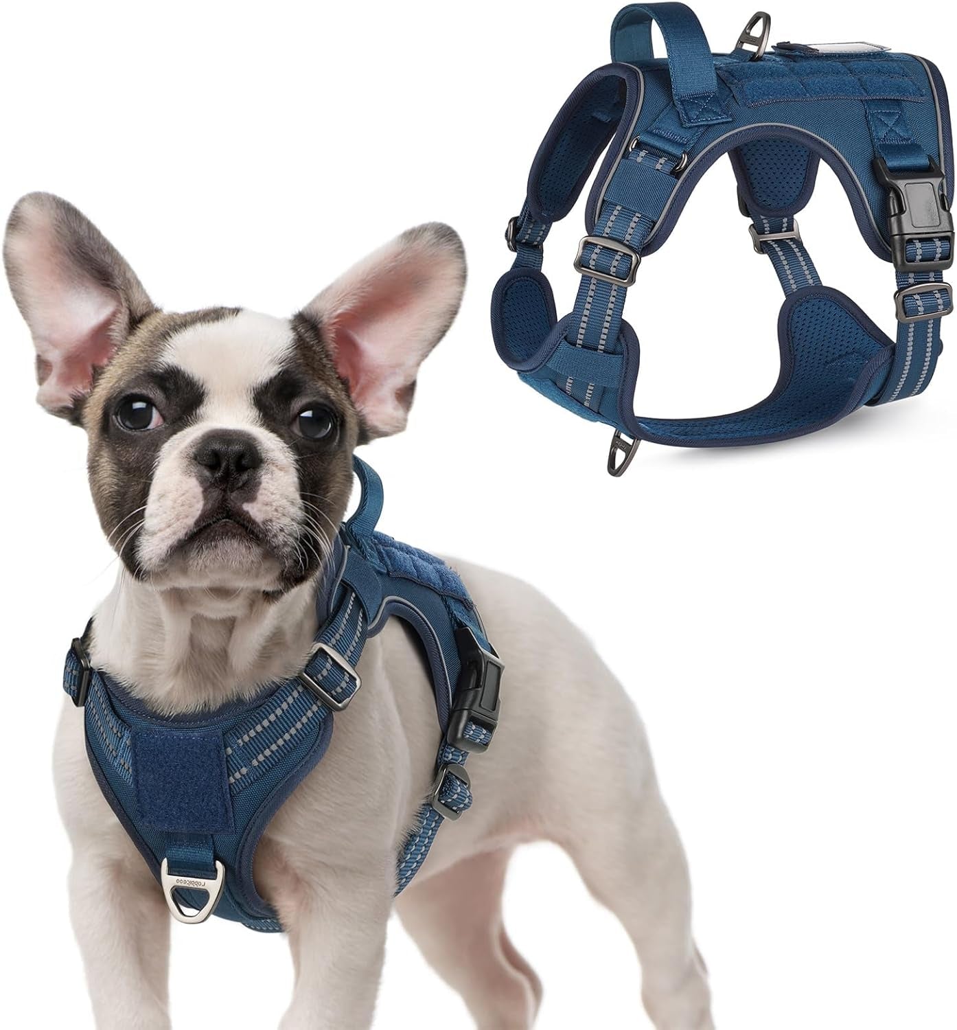 No-Pull Tactical Dog Harness MOLLE Vest for Medium & Large Dogs