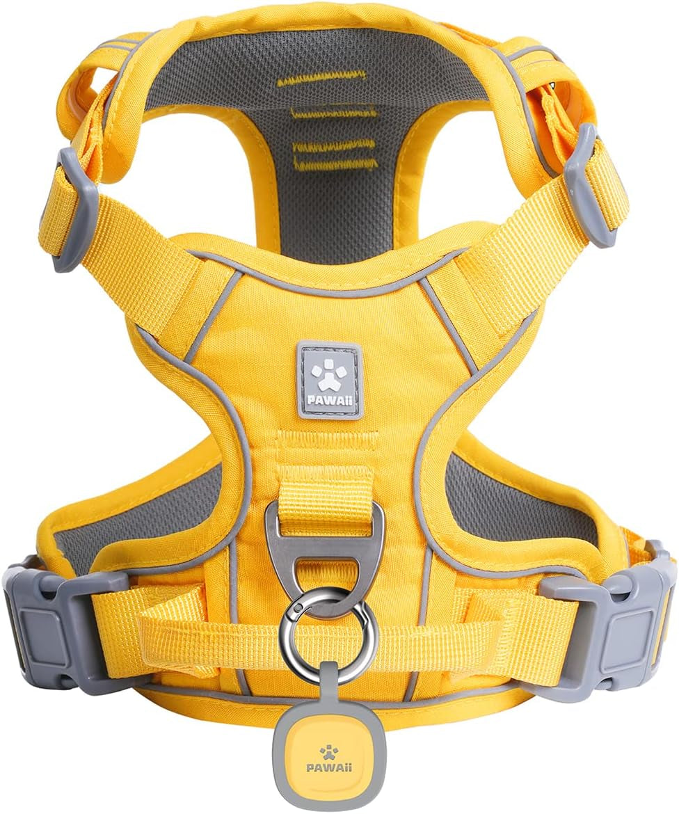 No Pull Dog Harness Reflective Adjustable Vest with ID Tag Small Dogs