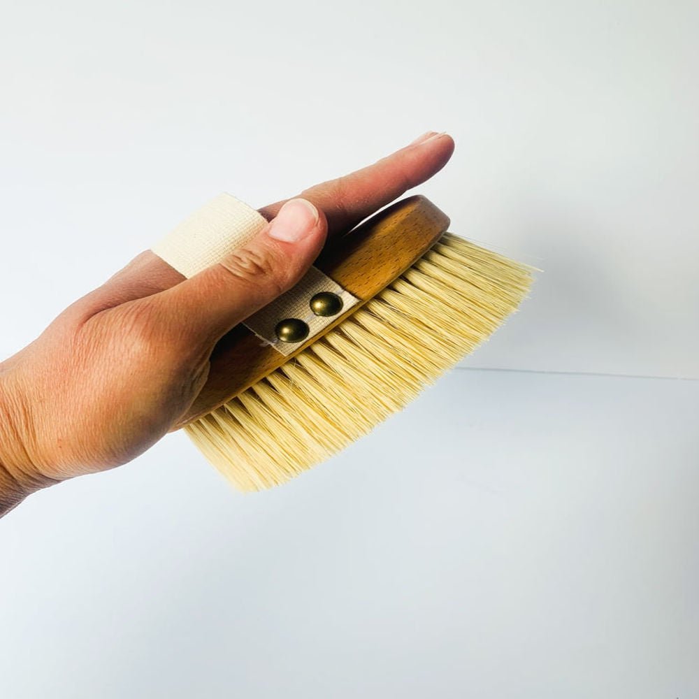 Tilley + Me Bamboo Dry Brush for Body – Exfoliate & Improve Circulation