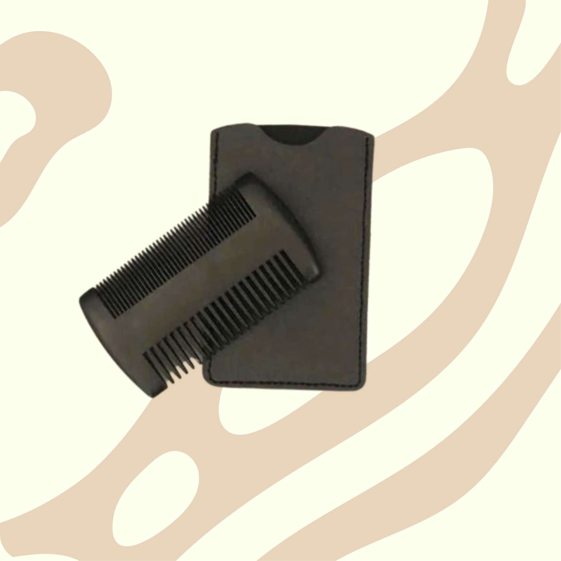 Tilley + Me Pear Wood Beard & Hair Comb - Anti-Static & Eco-Friendly
