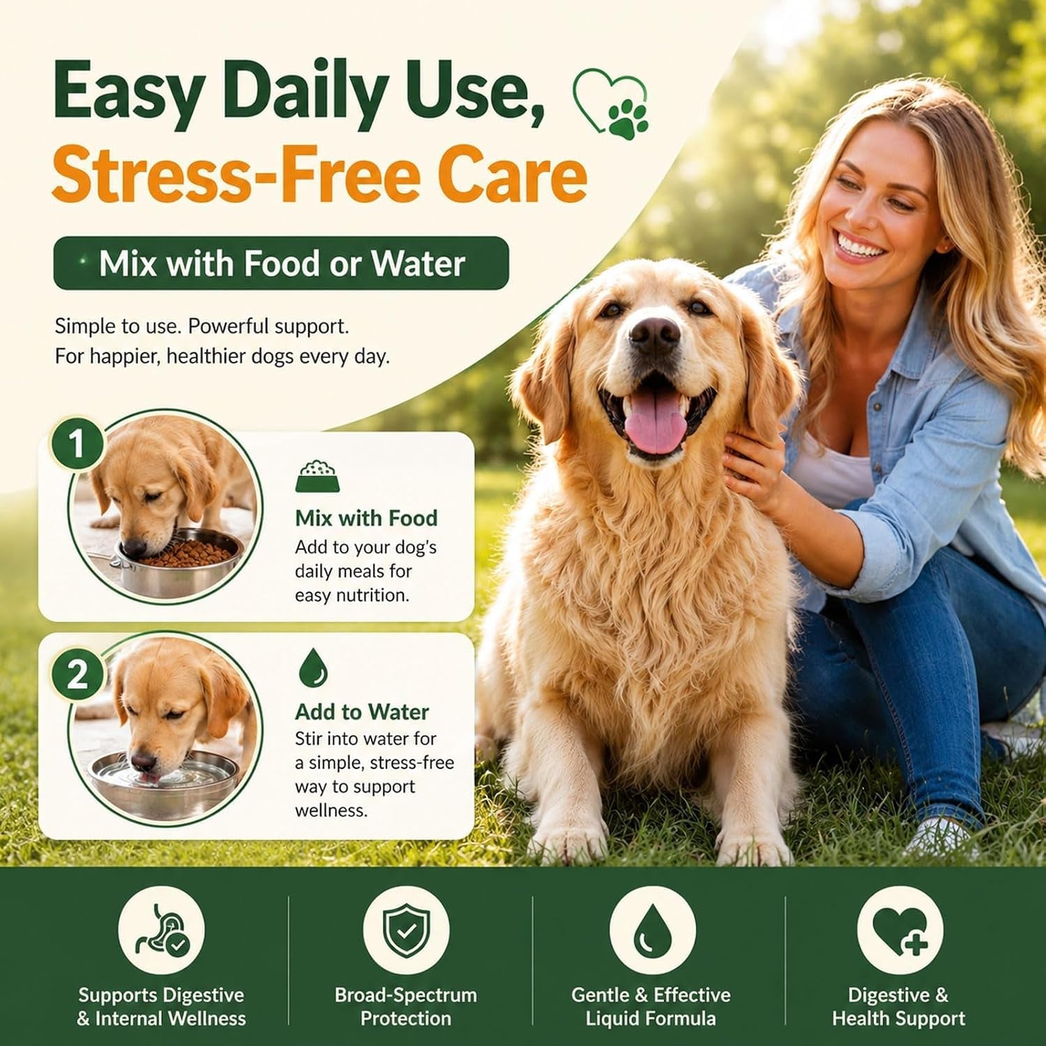 Liquid Dog Dewormer Hookworms Roundworms Lungworms Pinworms 120ml