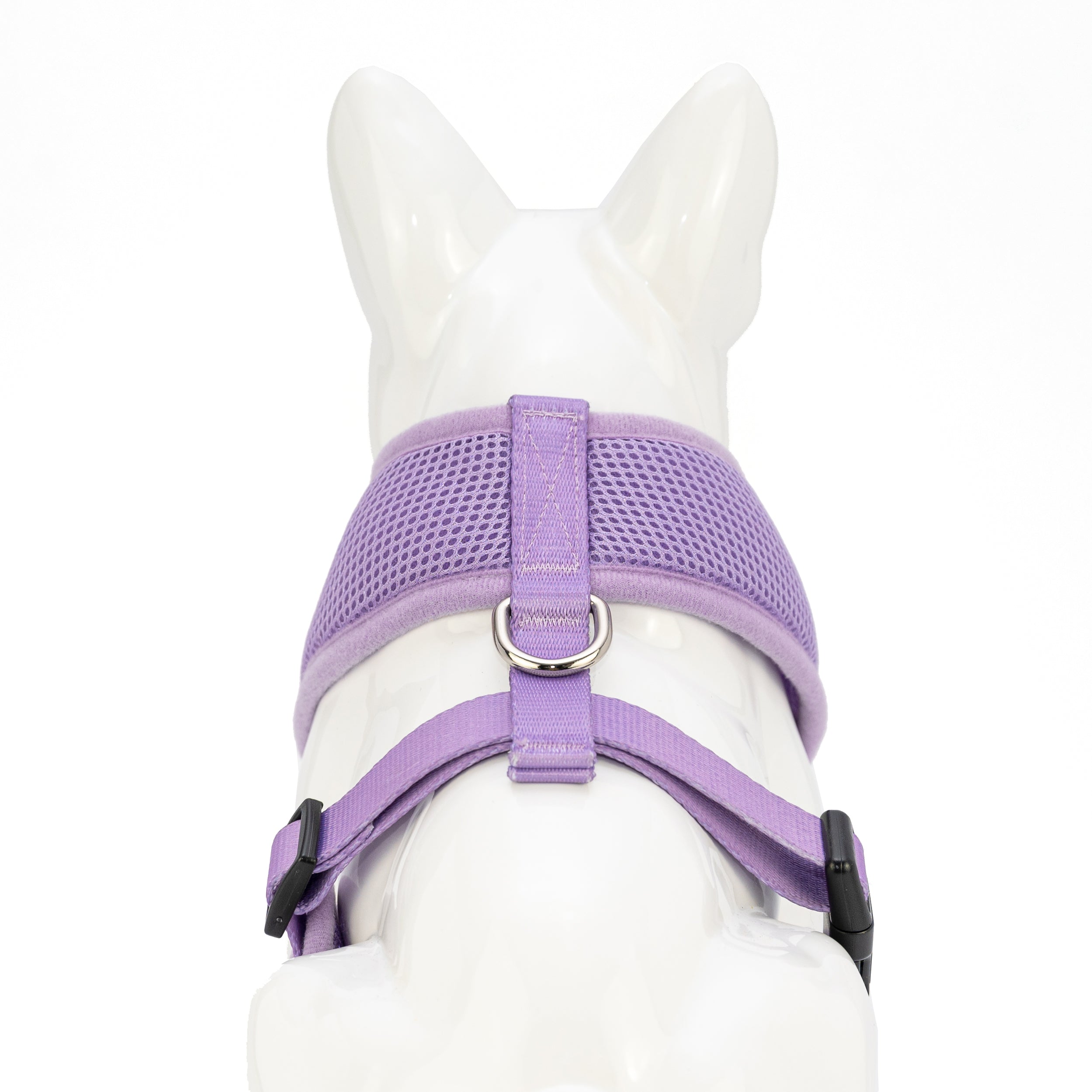 EcoBark Lavender Dog Harness - Over-the-Head Soft Mesh Vest Halter for XS to Medium Breed Dogs