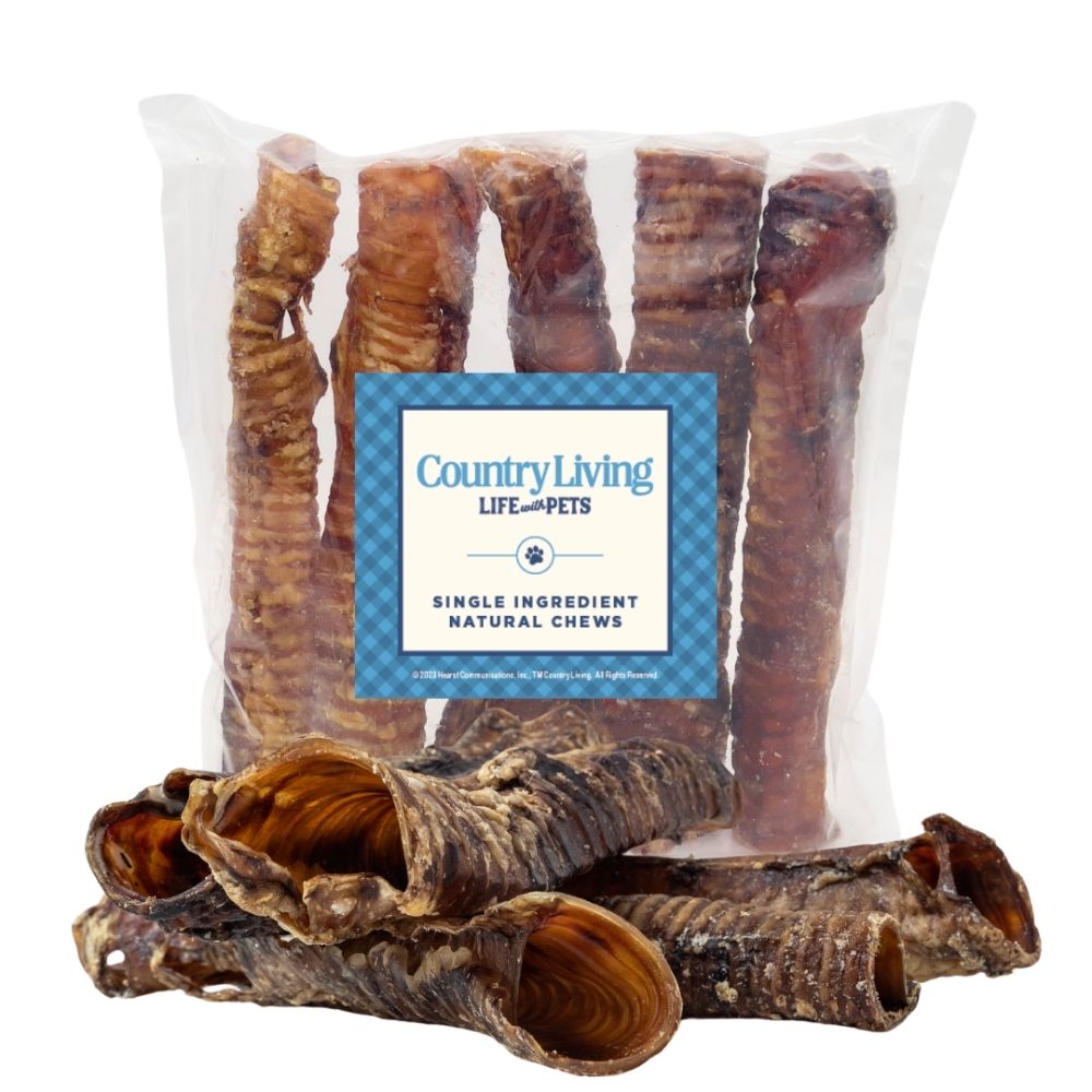 Country Living 12" Beef Trachea Dog Treats, 5-Pack
