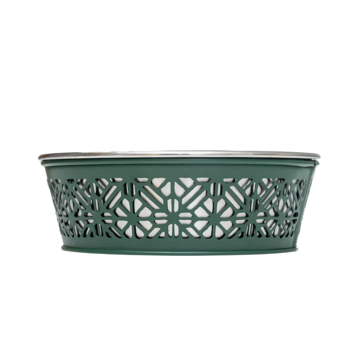 Country Living Set of 2 Stainless Steel Dog Bowls  Farmhouse Style, Ideal for Small to Medium Dogs