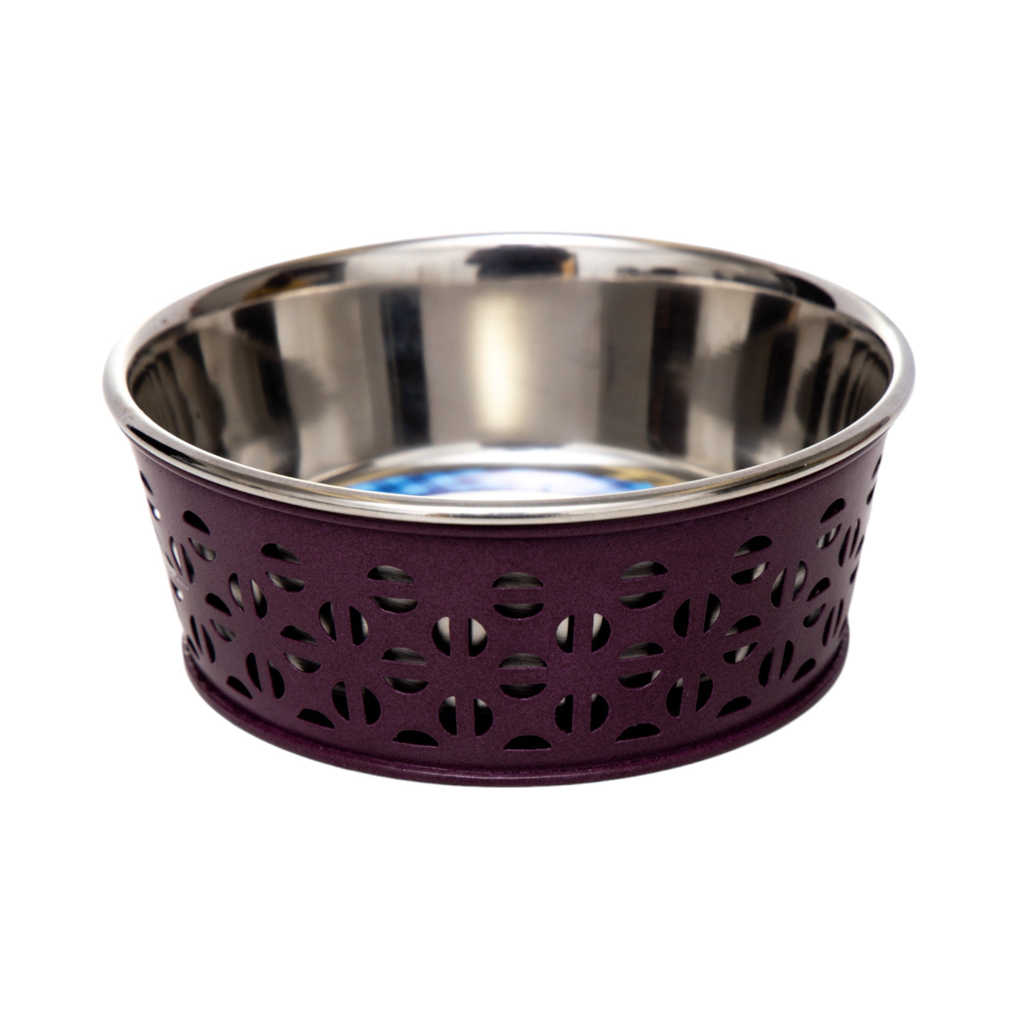 Country Living Set of 2 Stainless Steel Dog Bowls  Farmhouse Style, Ideal for Small to Medium Dogs