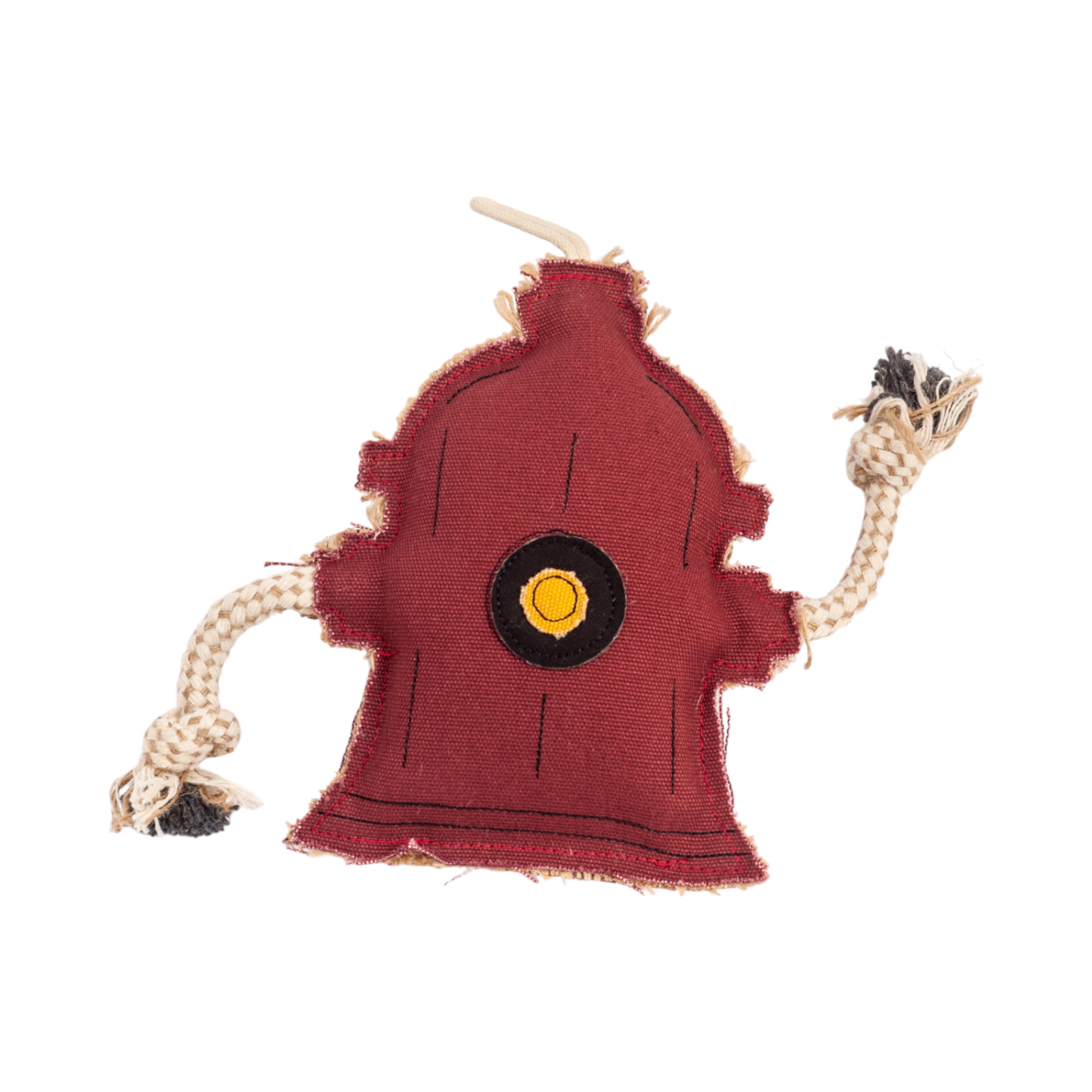 Fire Hydrant Canvas & Jute Dog Chew Toy