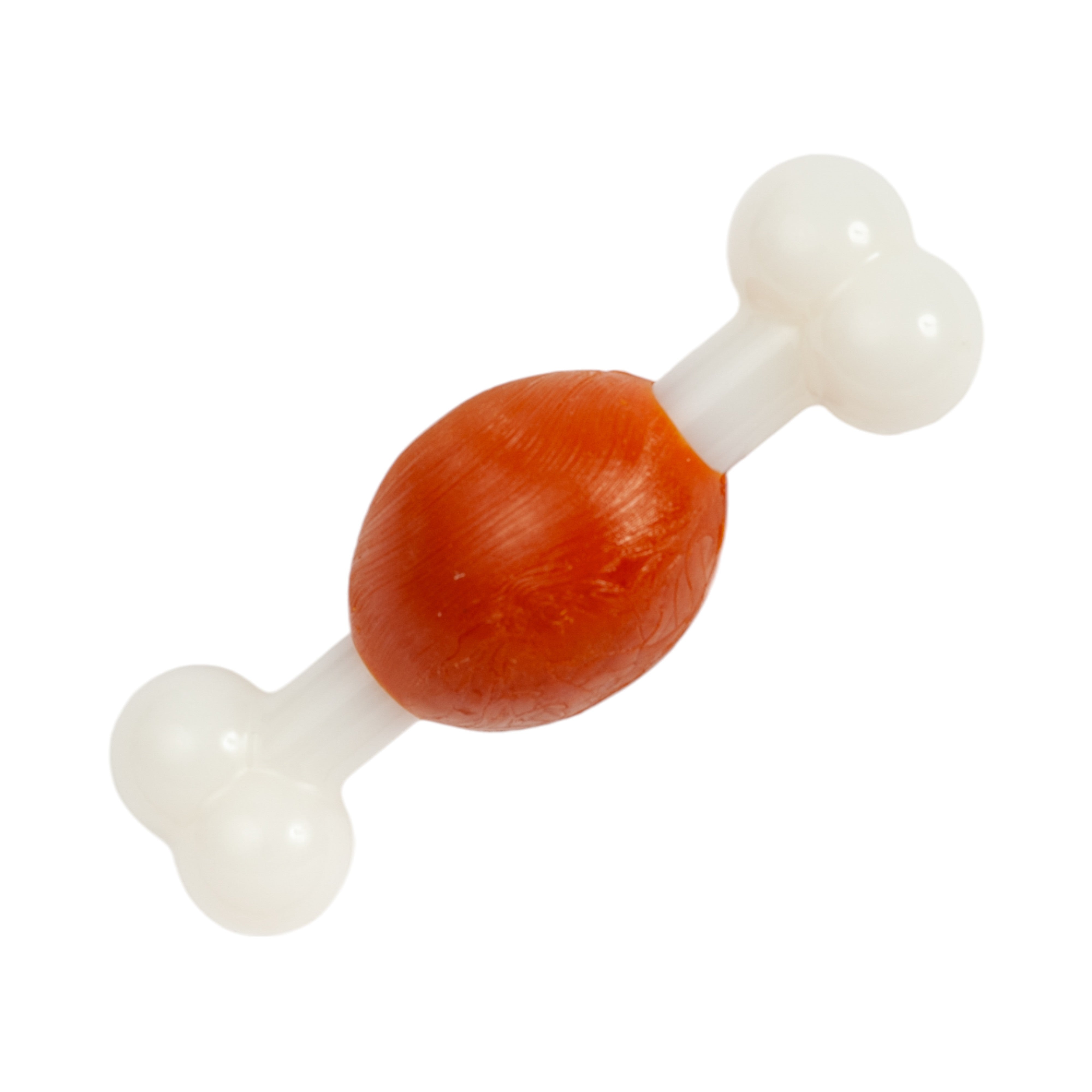 Country Living Beef-Flavored TPR & Nylon Bone Dog Chew Toy, 5.4 × 1.7 in