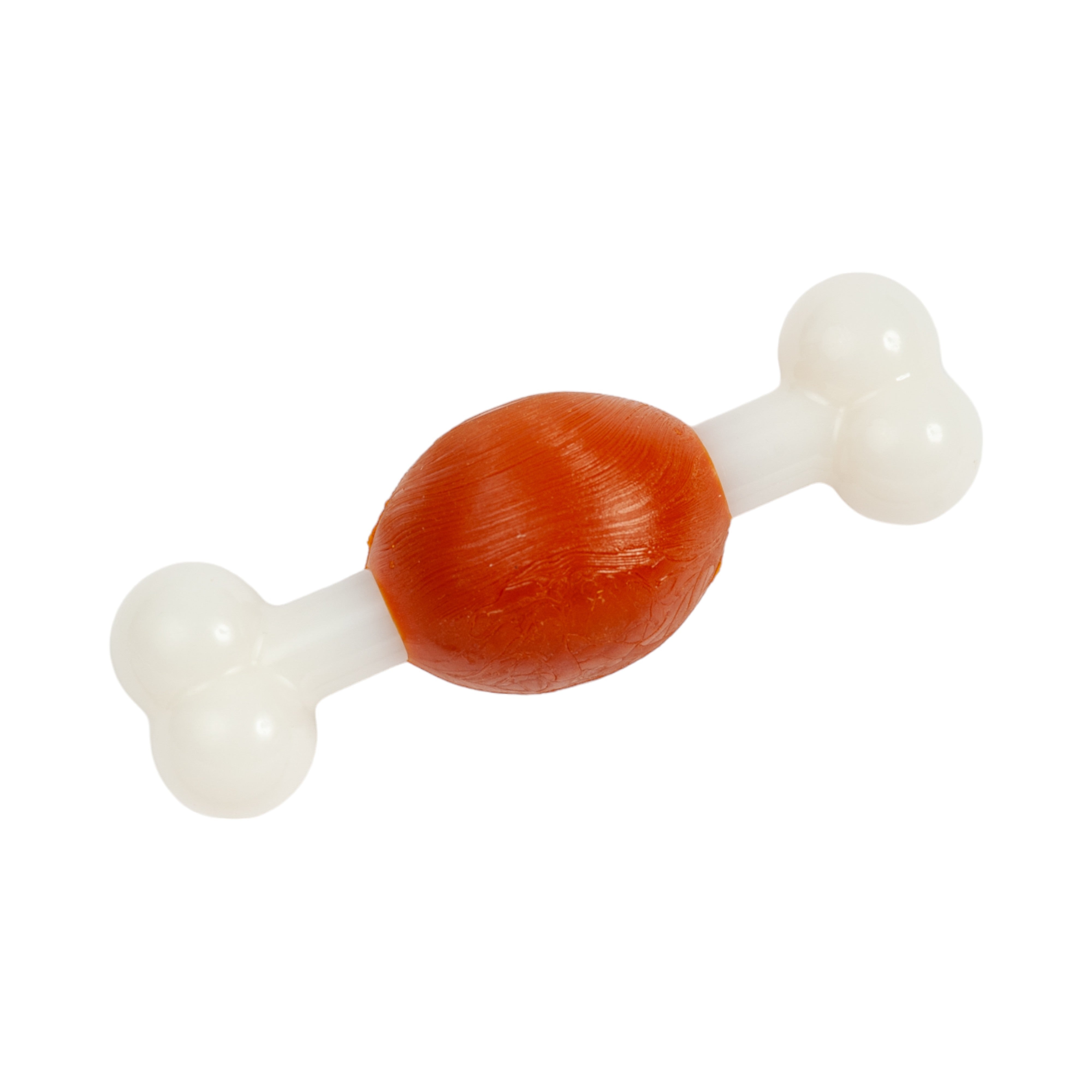 Country Living Beef-Flavored TPR & Nylon Bone Dog Chew Toy, 5.4 × 1.7 in