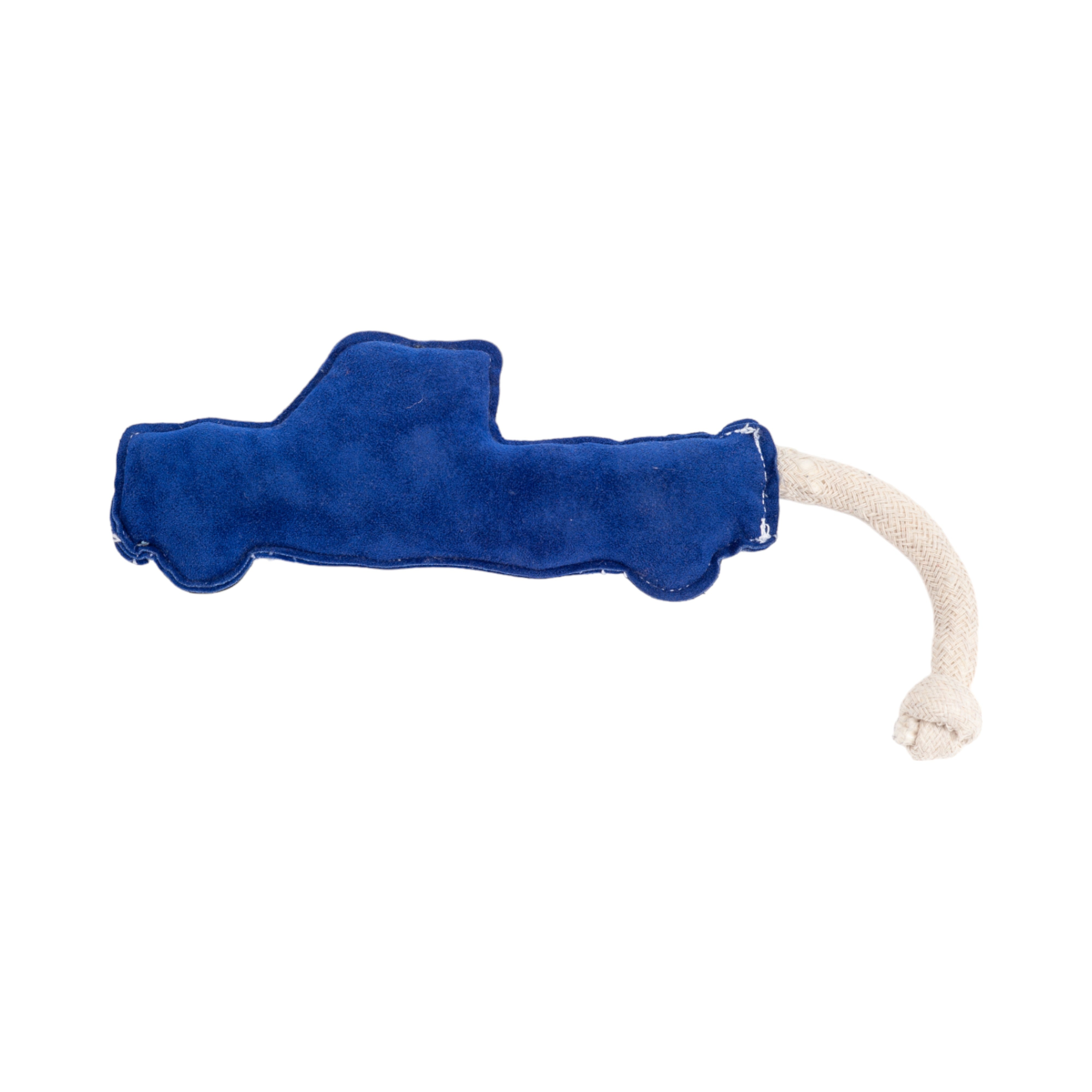 Country Living Blue Faux Leather Pickup Truck Dog Toy