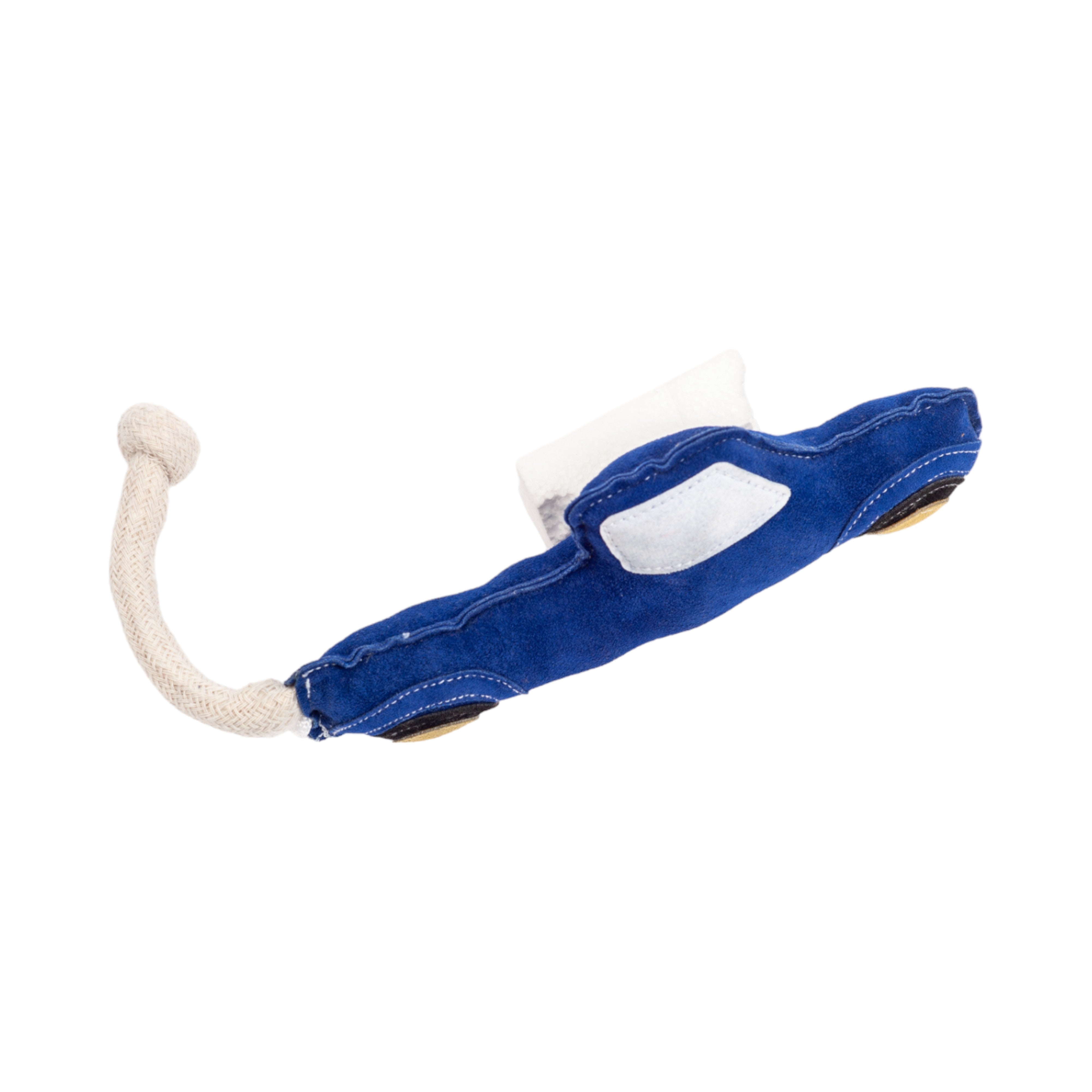 Country Living Blue Faux Leather Pickup Truck Dog Toy