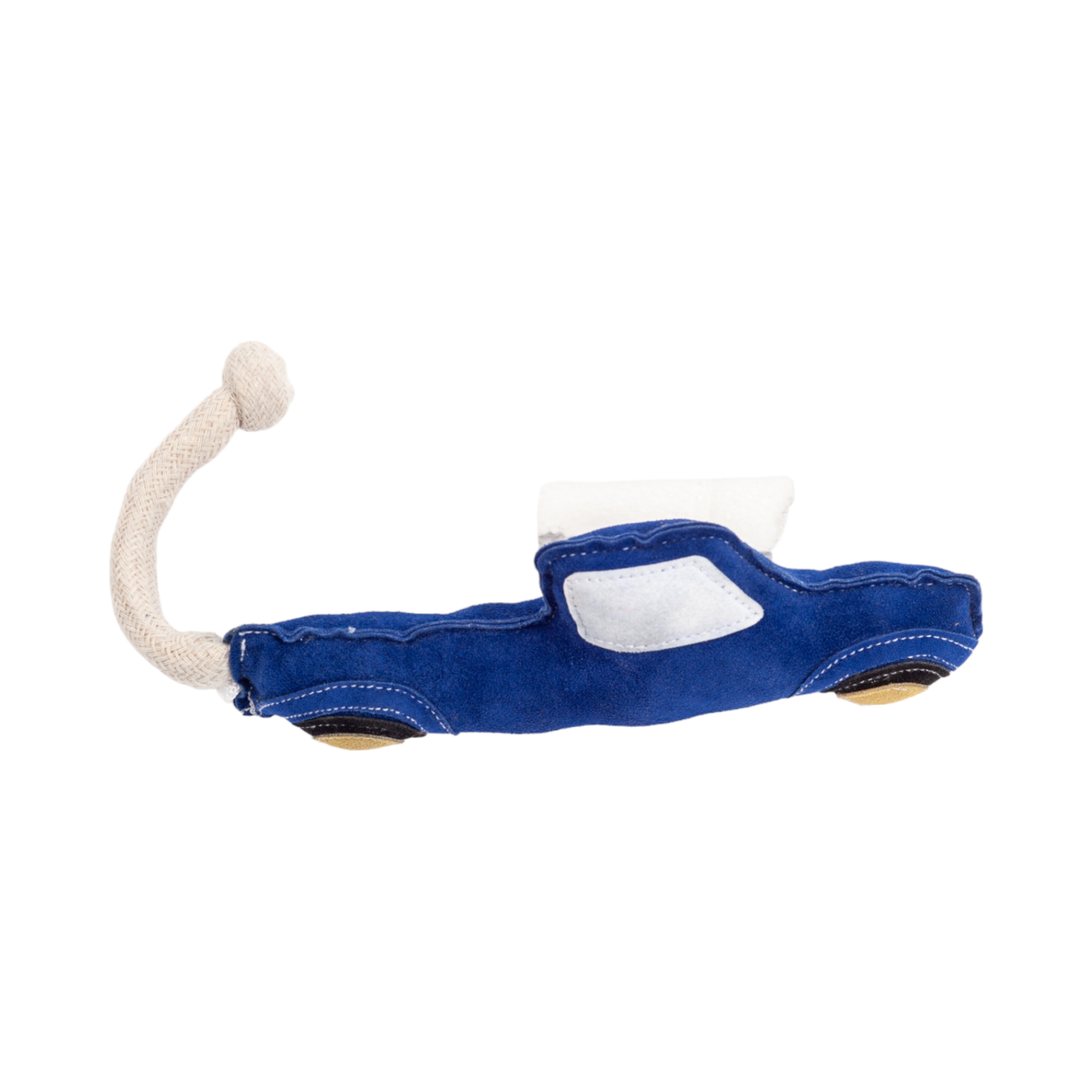 Country Living Blue Faux Leather Pickup Truck Dog Toy