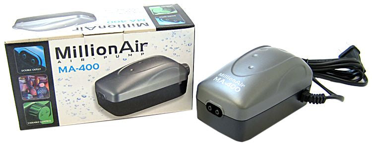 Million Air Pump 400 - Black Plastic Air Pump, One Size, Model 6903717571