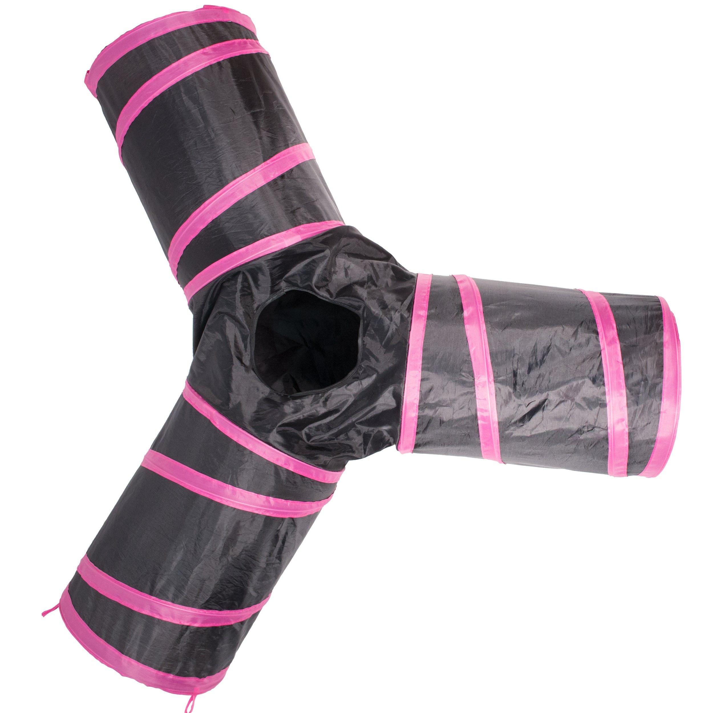 Pet Life Cat House, Pink/Black