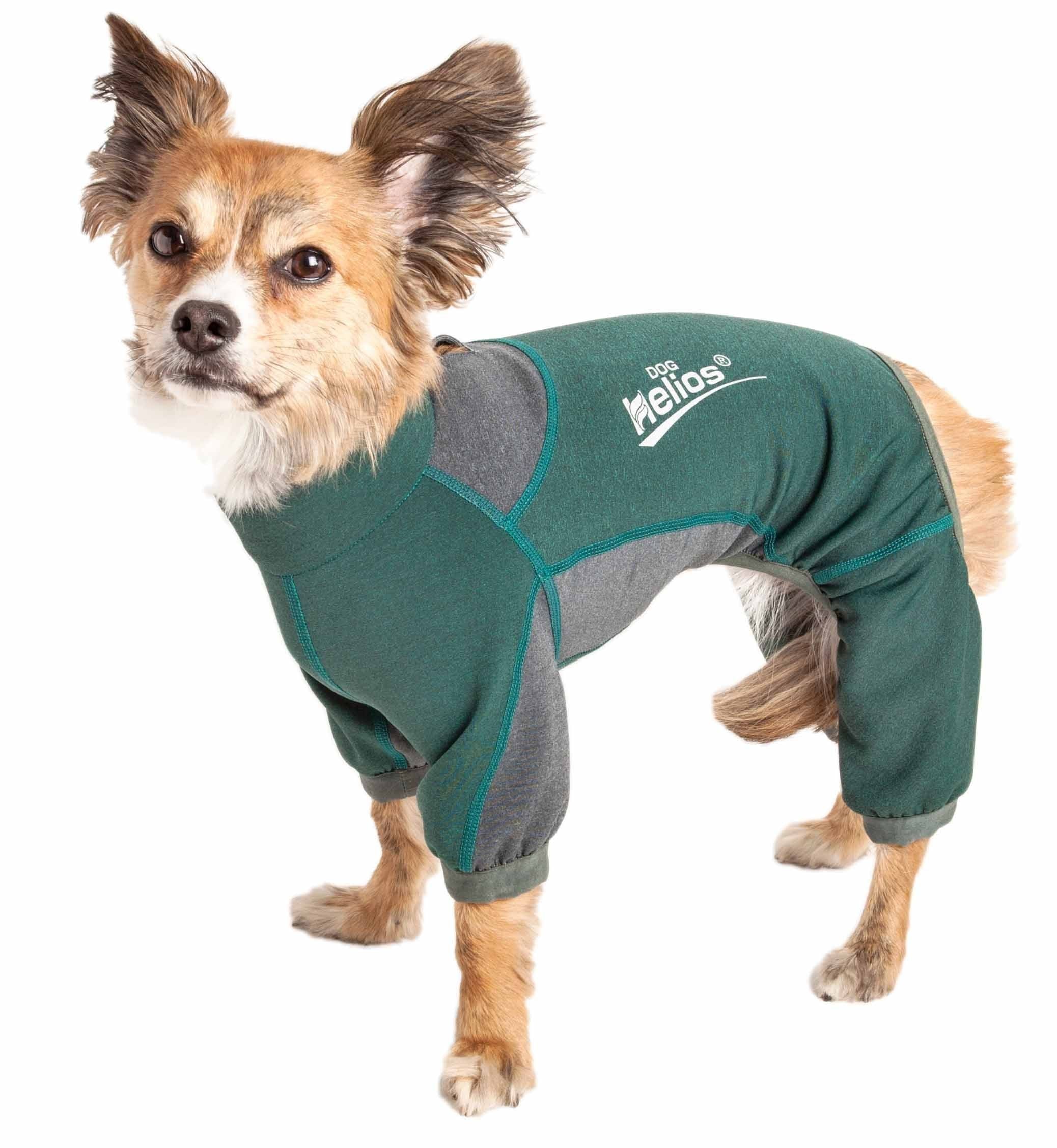 Dog Helios Rufflex Mediumweight 4Waystretch Breathable Full Bodied Performance Dog Warmup Track Suit(D0102H70Hpw.)
