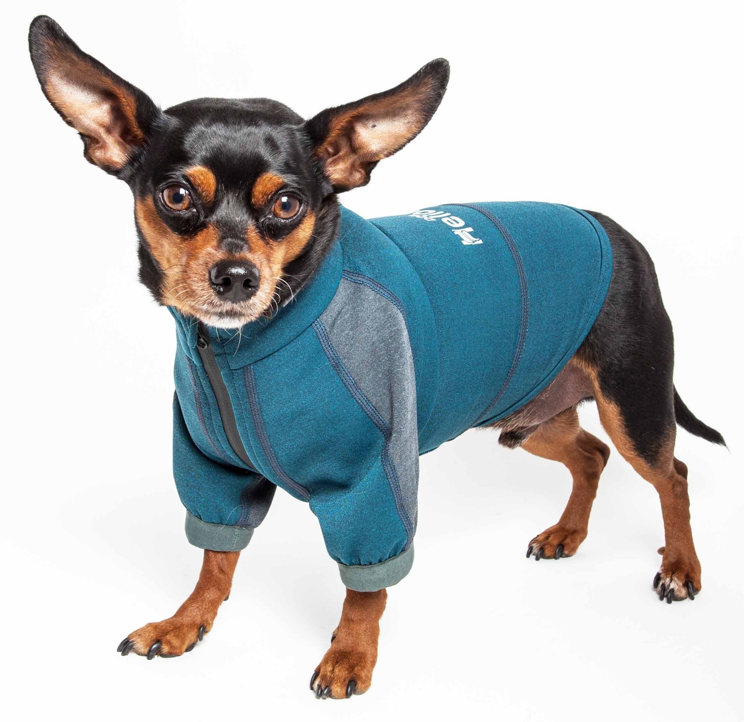 Dog Helios Eboneflow Mediumweight 4Waystretch Flexible And Breathable Performance Dog Yoga Tshirt(D0102H7L3Ea.)