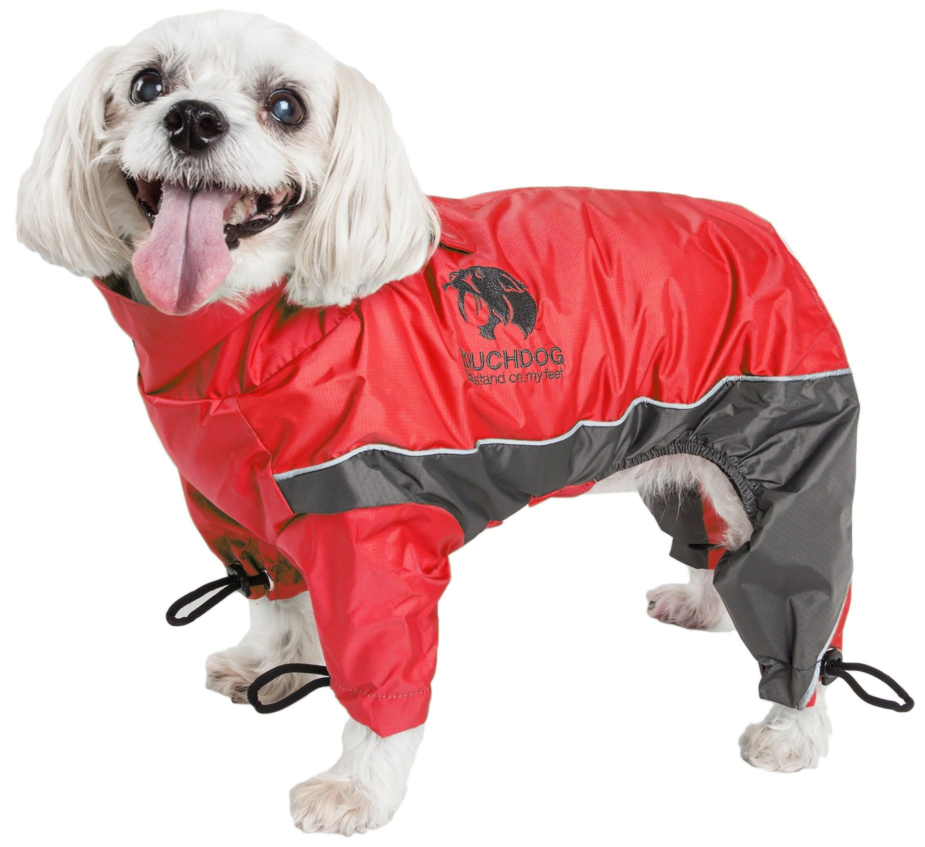 Touchdog Quantumice Fullbodied Adjustable And 3M Reflective Dog Jacket W/ Blackshark Technology(D0102H7L6Fg.)