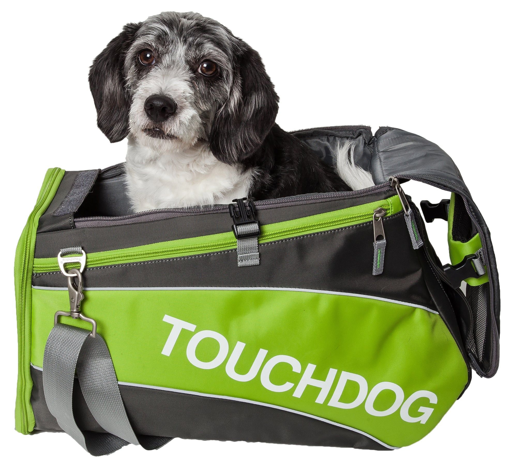 Touchdog Modernglide Airline Approved Waterresistant Dog Carrier(D0102H7L8Ev.)