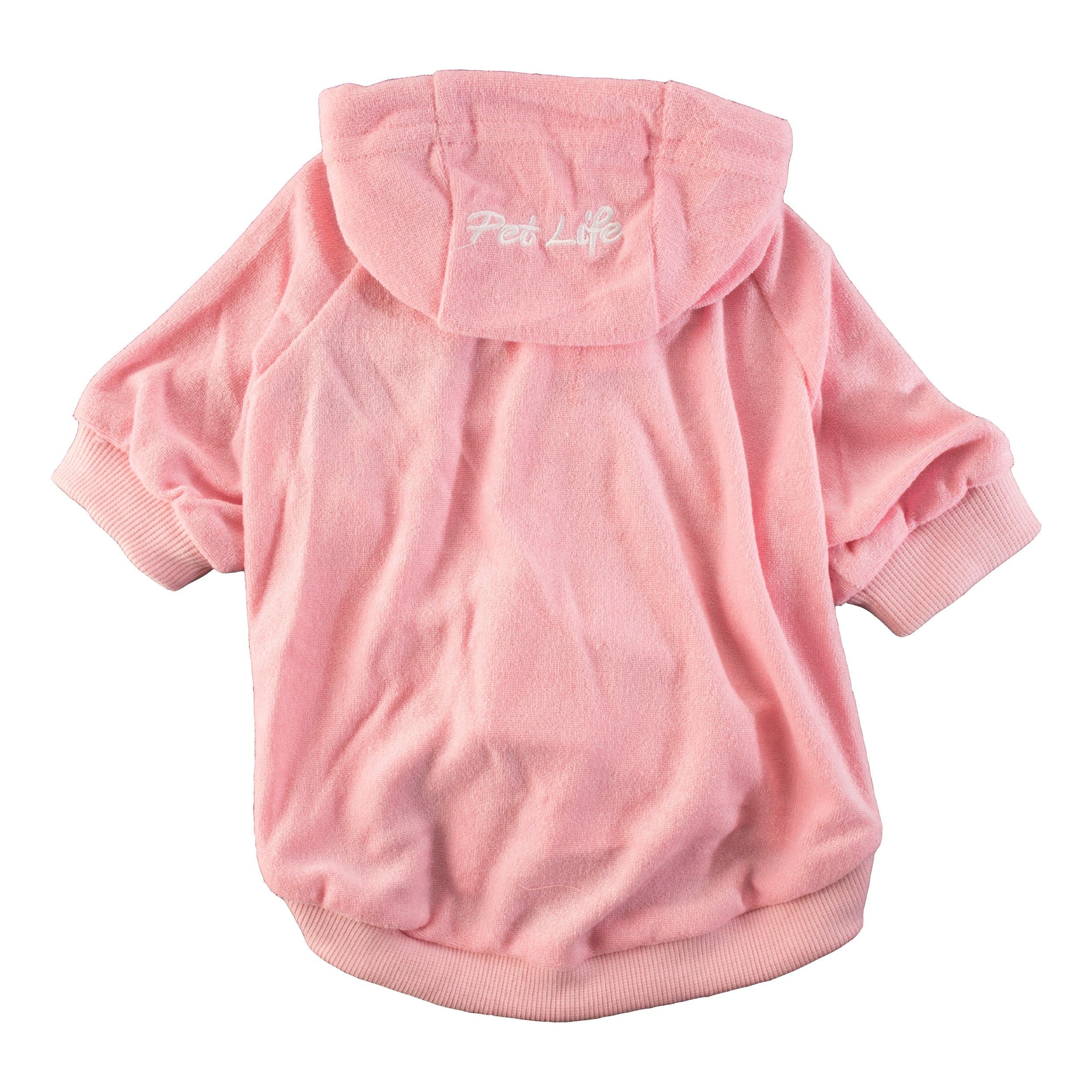 Pet Life French Terry Pet Hoodie Bubblegum SM