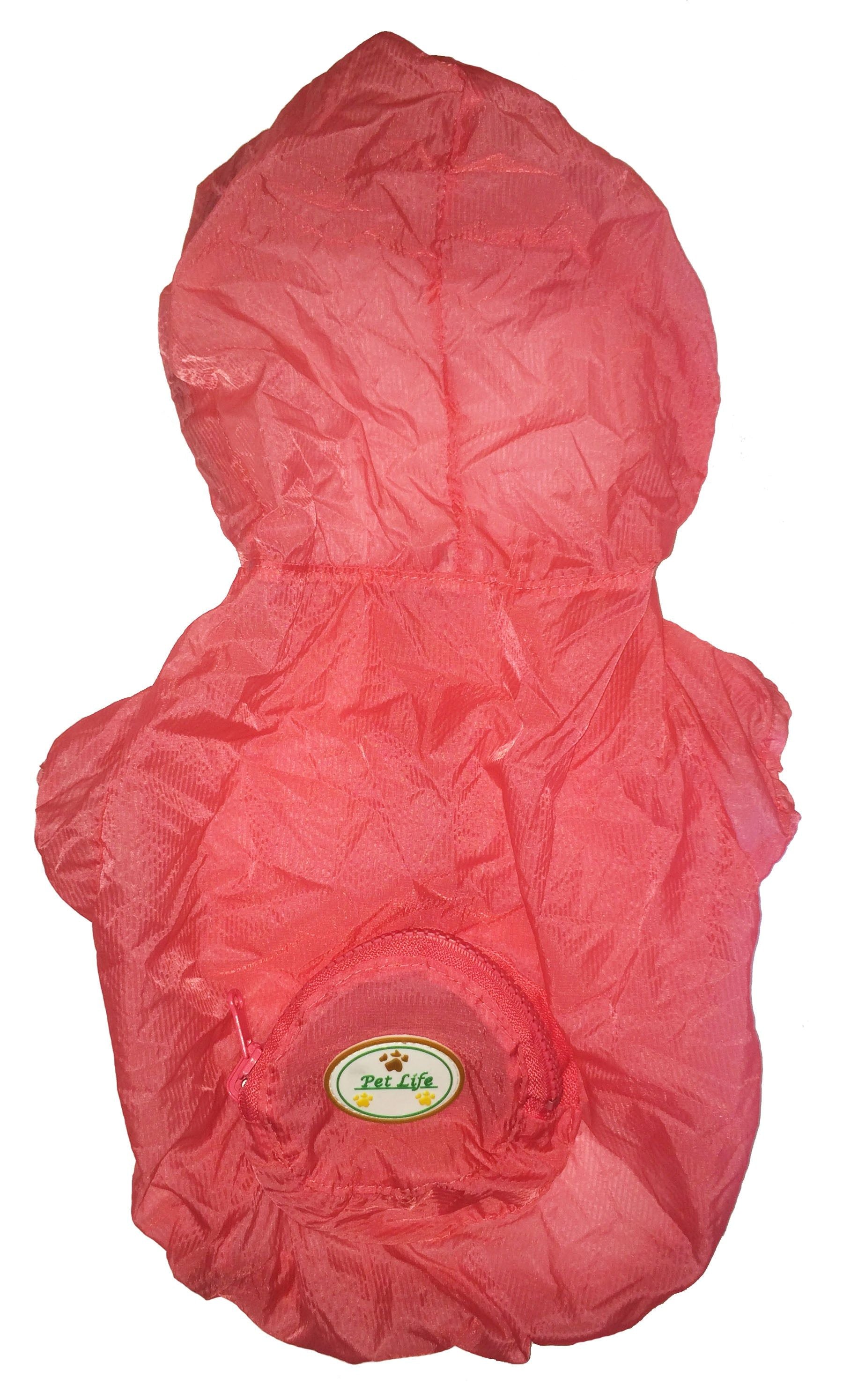 The Ultimate Waterproof Thunderpaw Adjustable Zippered Folding Travel Dog Raincoat(D0102H7Ldxy.)