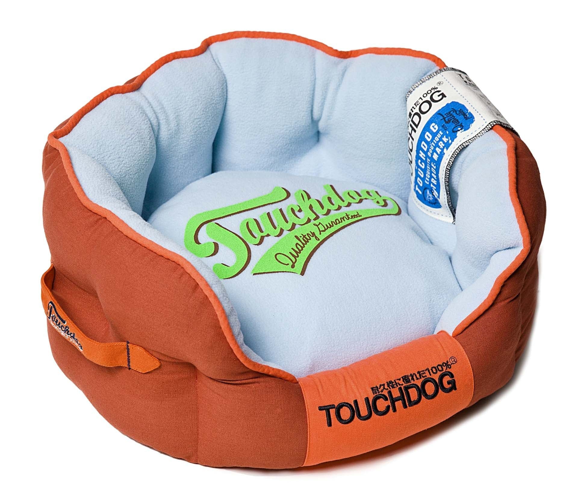 Touchdog Original Castlebark Ultimate Rounded Premium Dog Bed(D0102H7Lkjg.)
