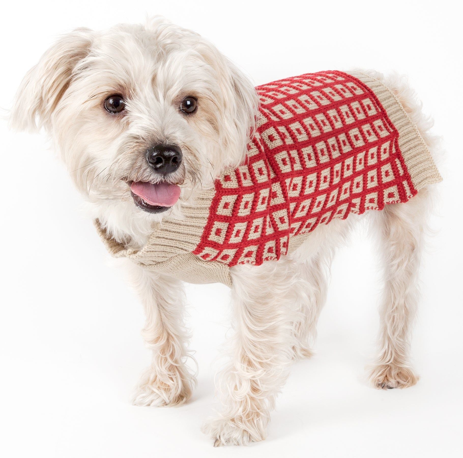 Butterscotch Box Weaved Heavy Cable Knitted Designer Turtle Neck Dog Sweater(D0102H7Lmu7.)