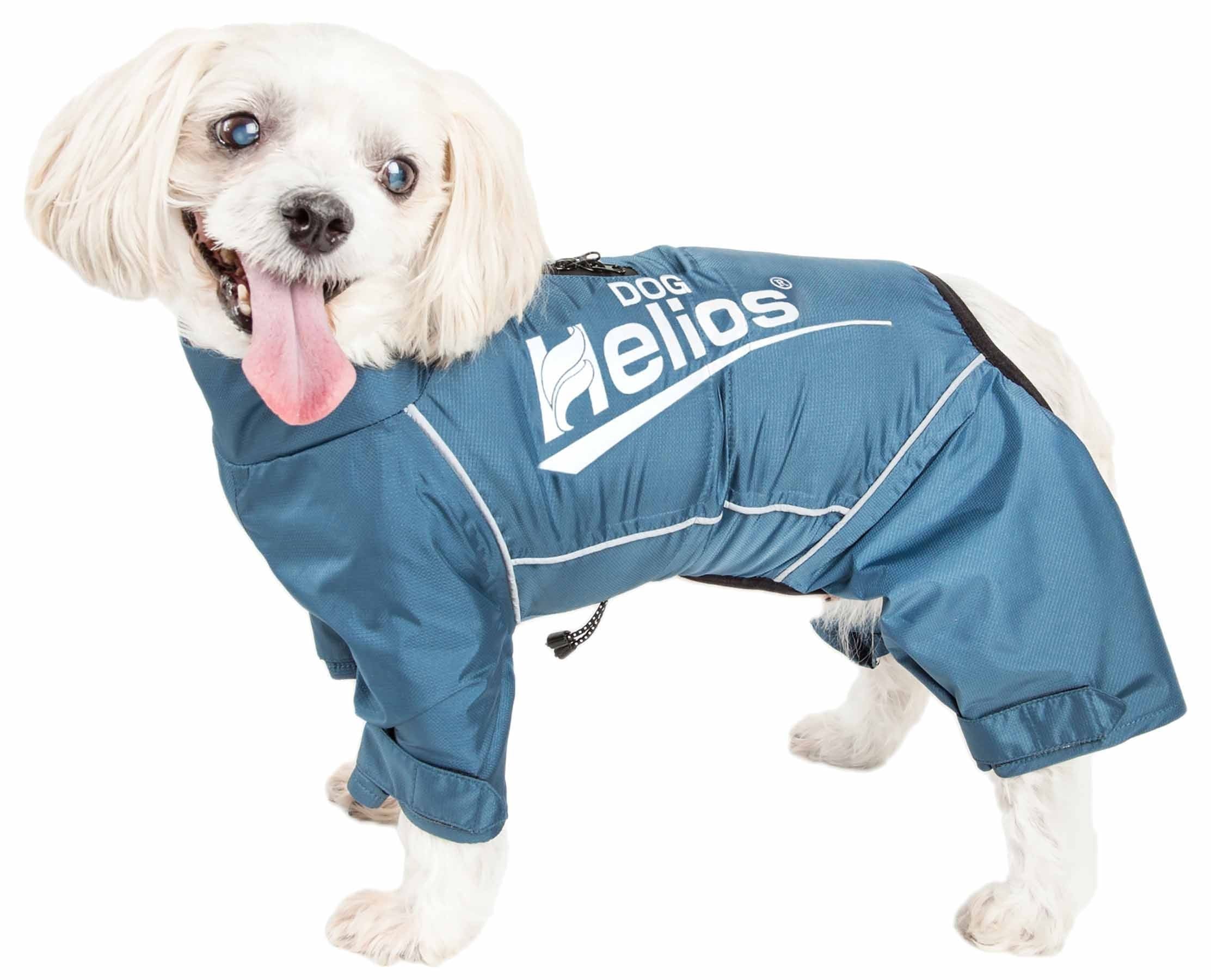 Dog Helios 'Hurricanine' Waterproof And Reflective Full Body Dog Coat Jacket W/ Heat Reflective Technology(D0102H7LU1U.)