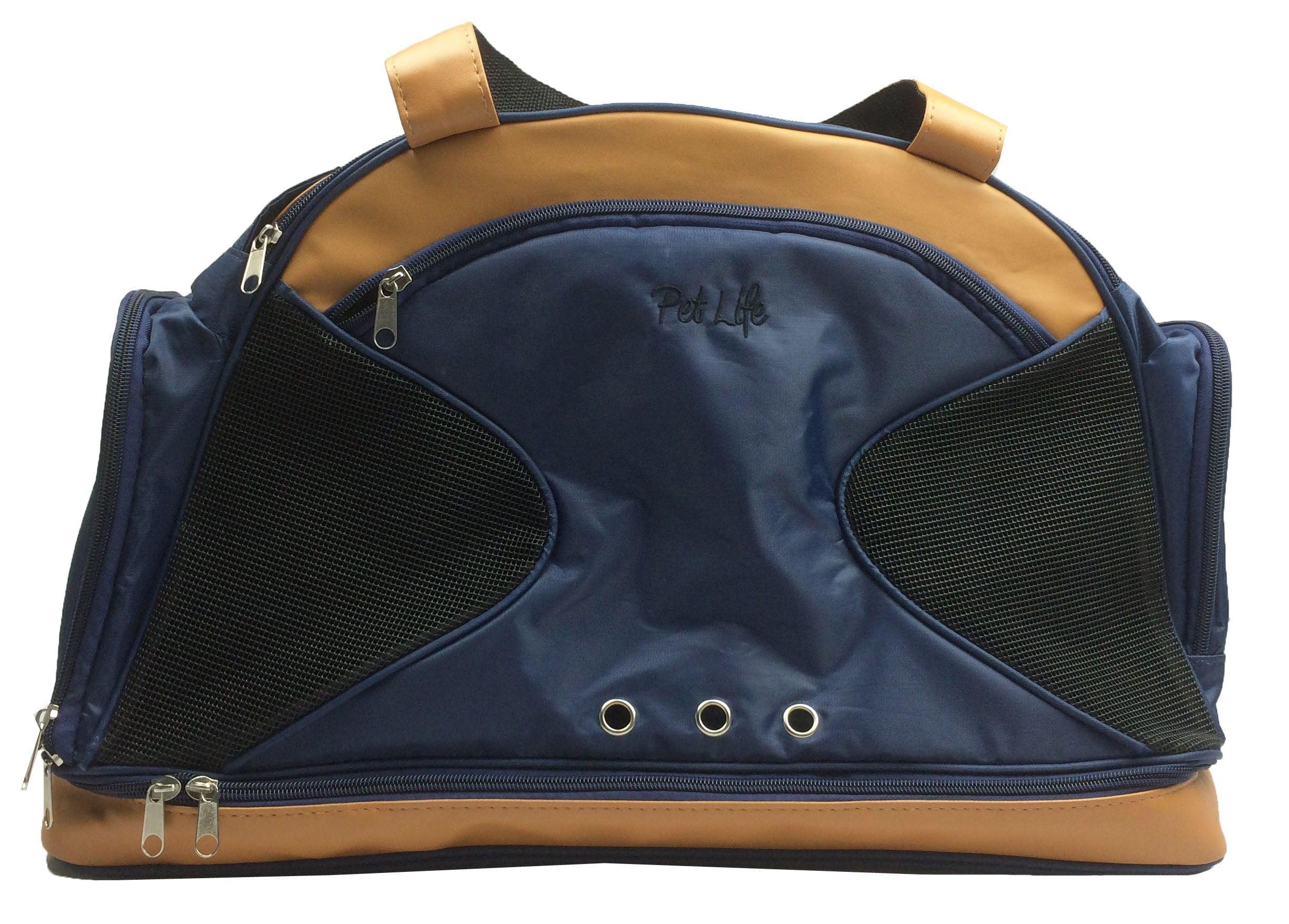 Multistorage Compartment Fashion Pet Carrier Tote(D0102H7Lzyv.)