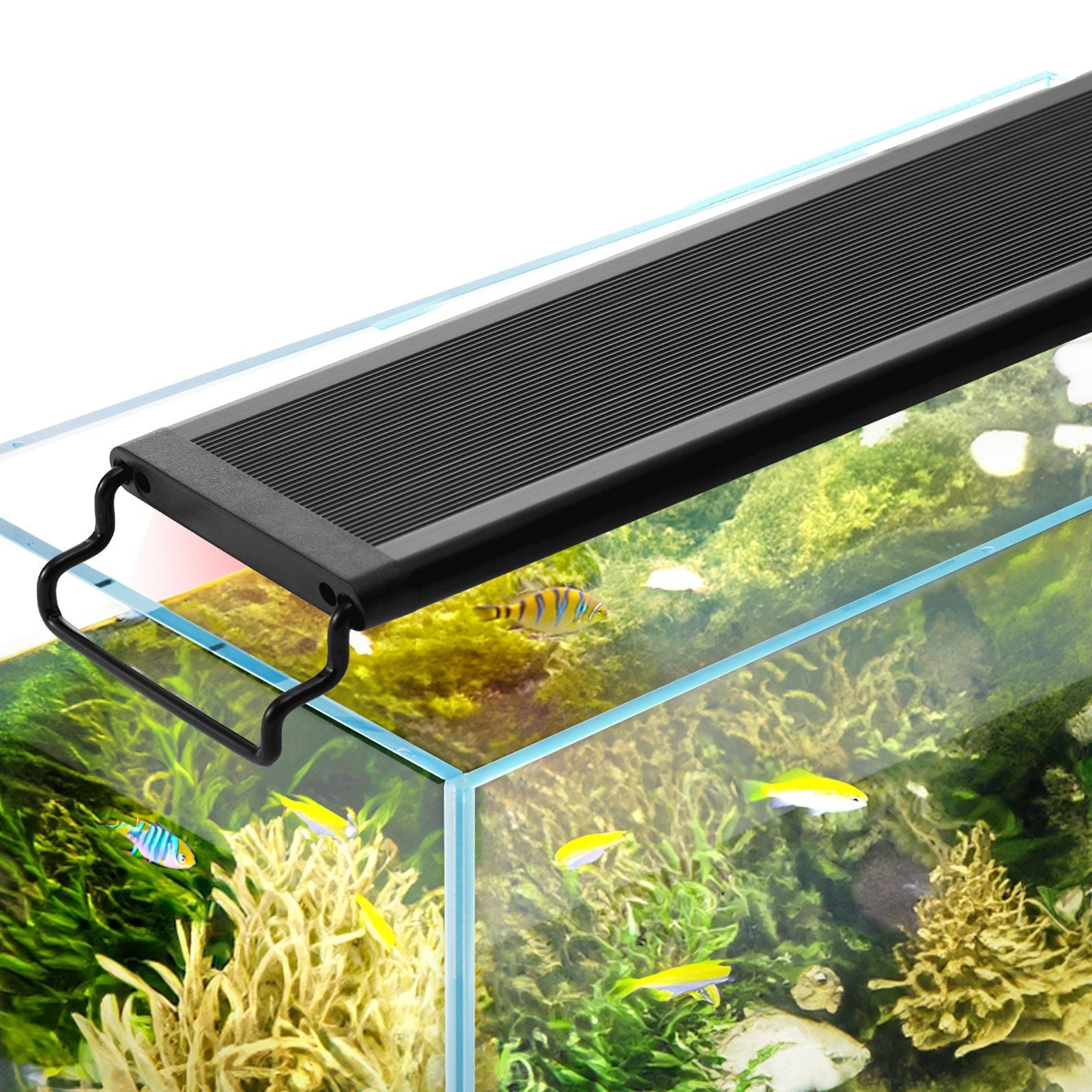 VEVOR Aquarium Light, 48W Full Spectrum Fish Tank Light with 24/7 Natural Mode, Adjustable Timer & 5-Level Brightness, with Alum