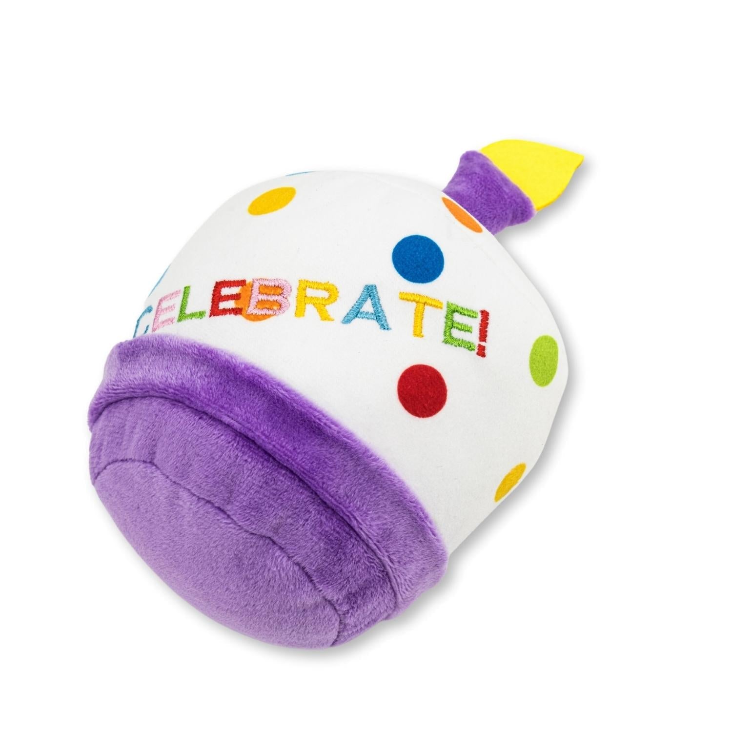 4-Piece Dog Birthday Kit with Bandana, Hat, Bow Tie & Plush Cake Toy