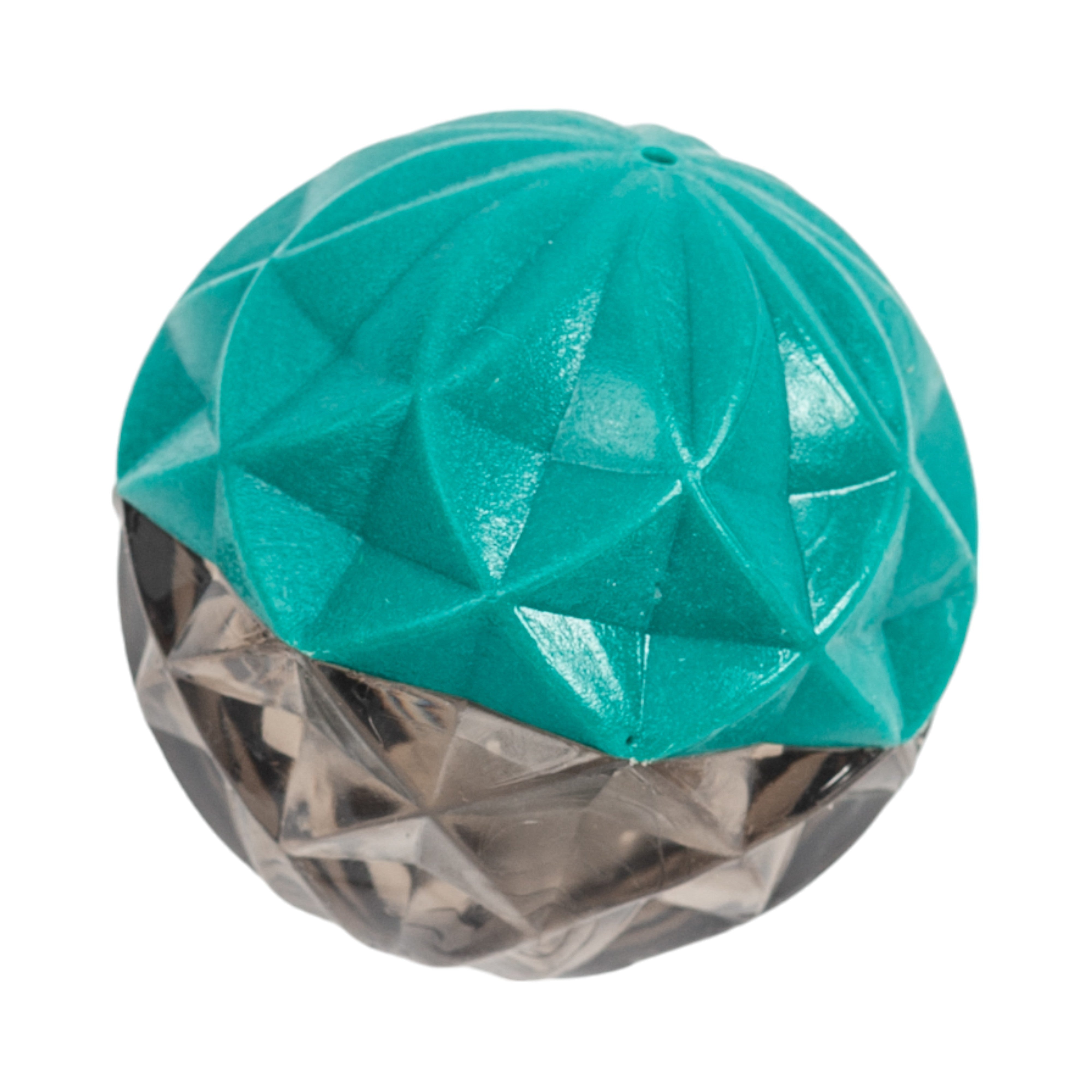 Country Living Geometric Textured TPR Ball Dog Toy, 2.8-Inch Size