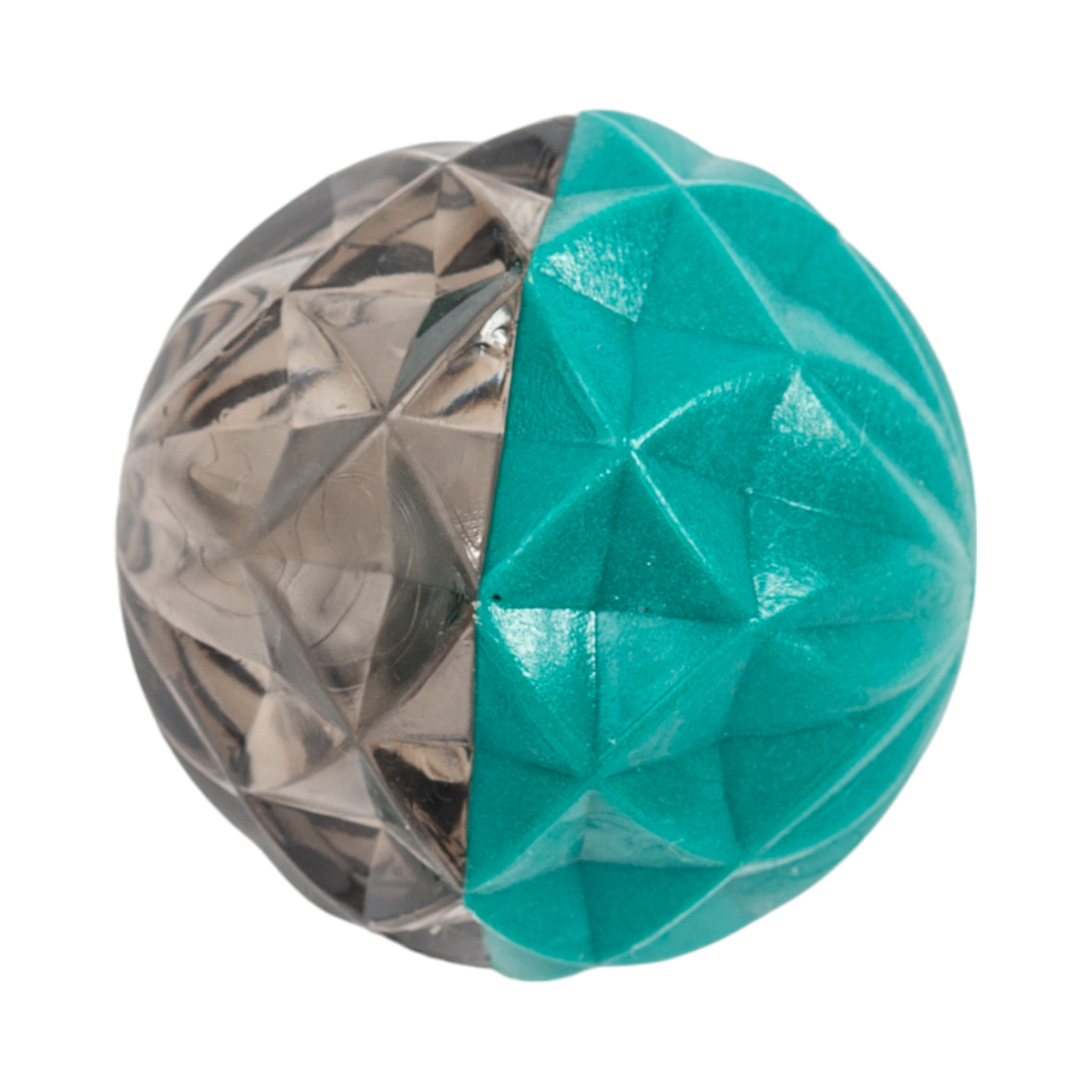 Country Living Geometric Textured TPR Ball Dog Toy, 2.8-Inch Size