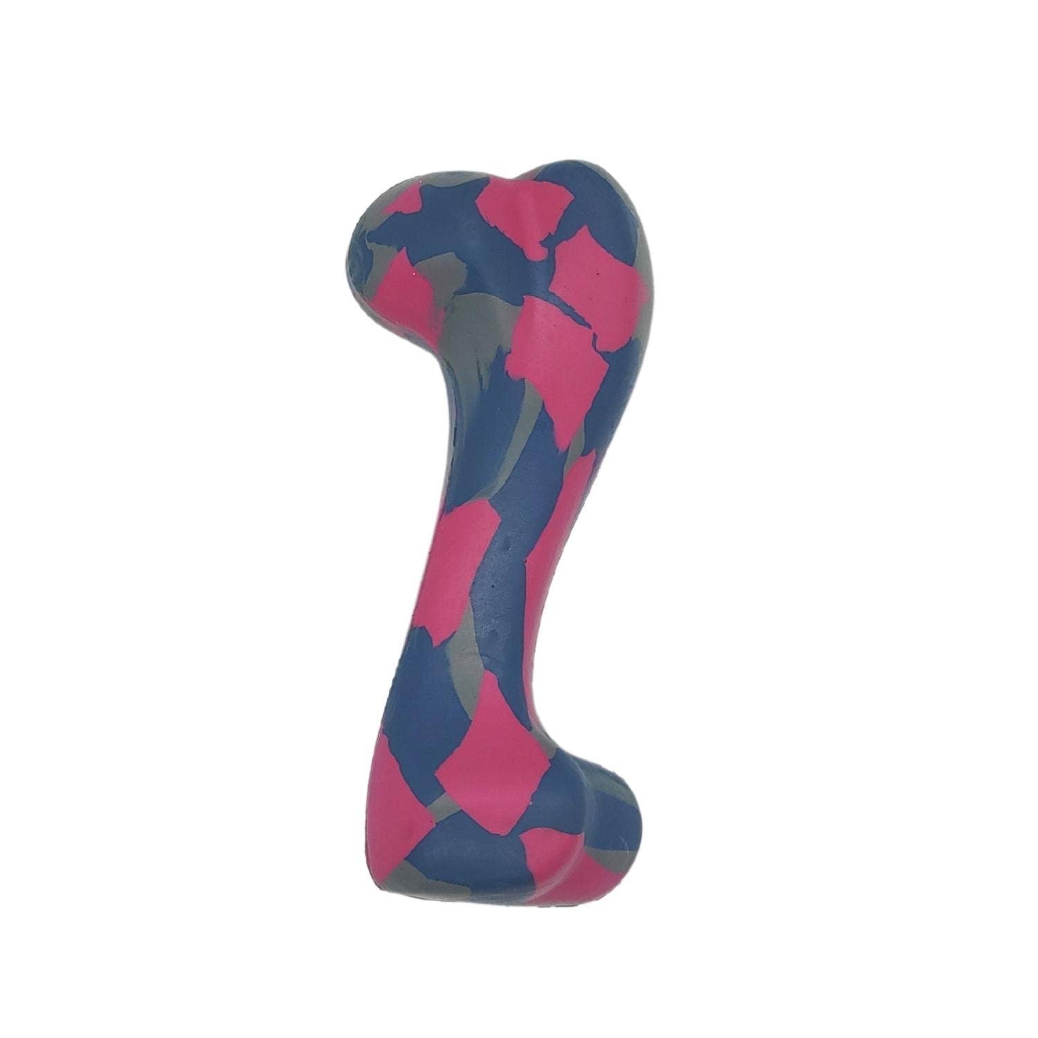 5.5 × 2-Inch Natural Rubber Dog Bone Chew Toy for Small Dogs