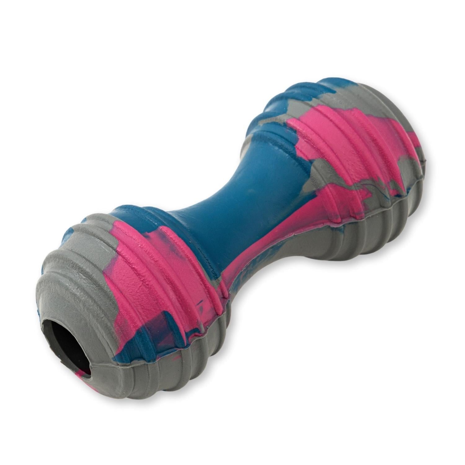 Natural Rubber Dumbbell Dog Toy, 5 × 2 in