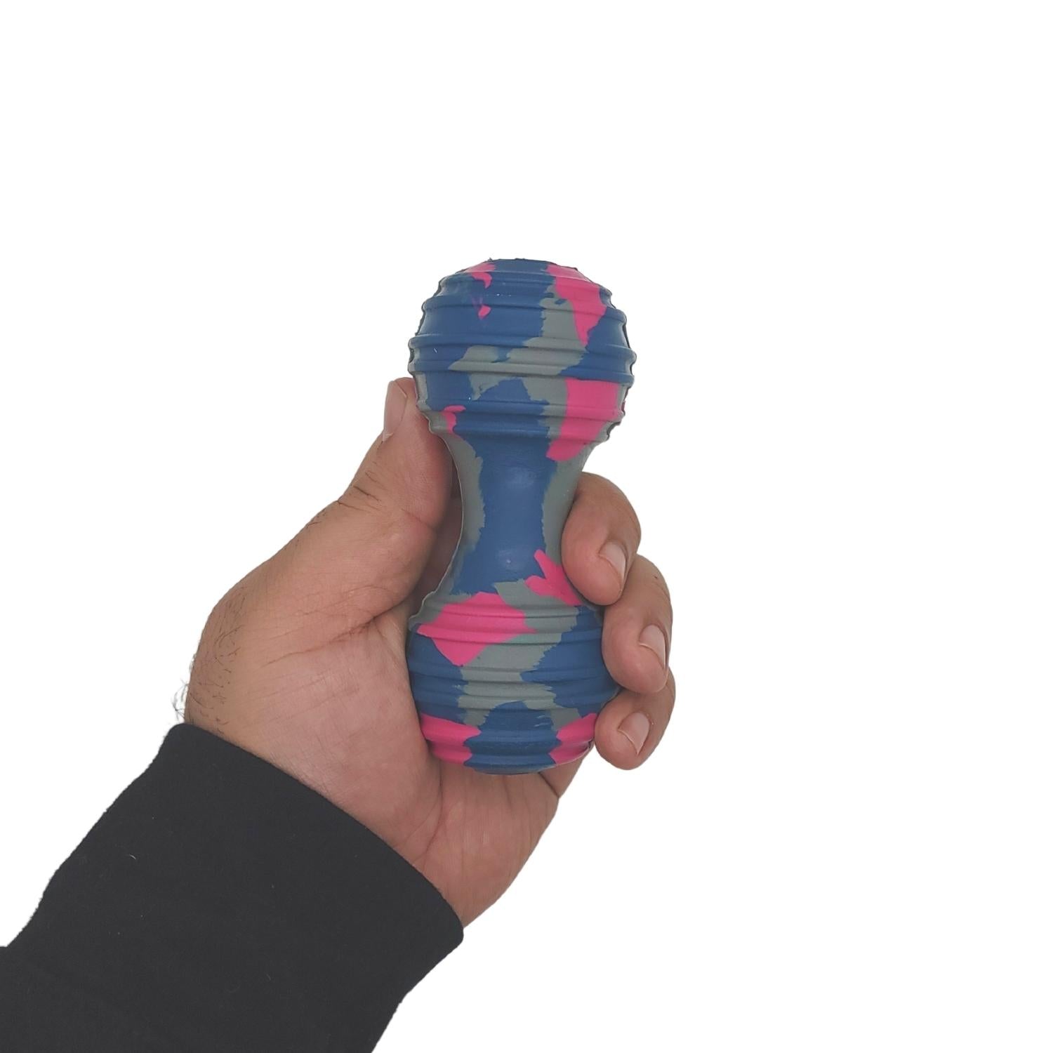 Natural Rubber Dumbbell Dog Toy, 5 × 2 in