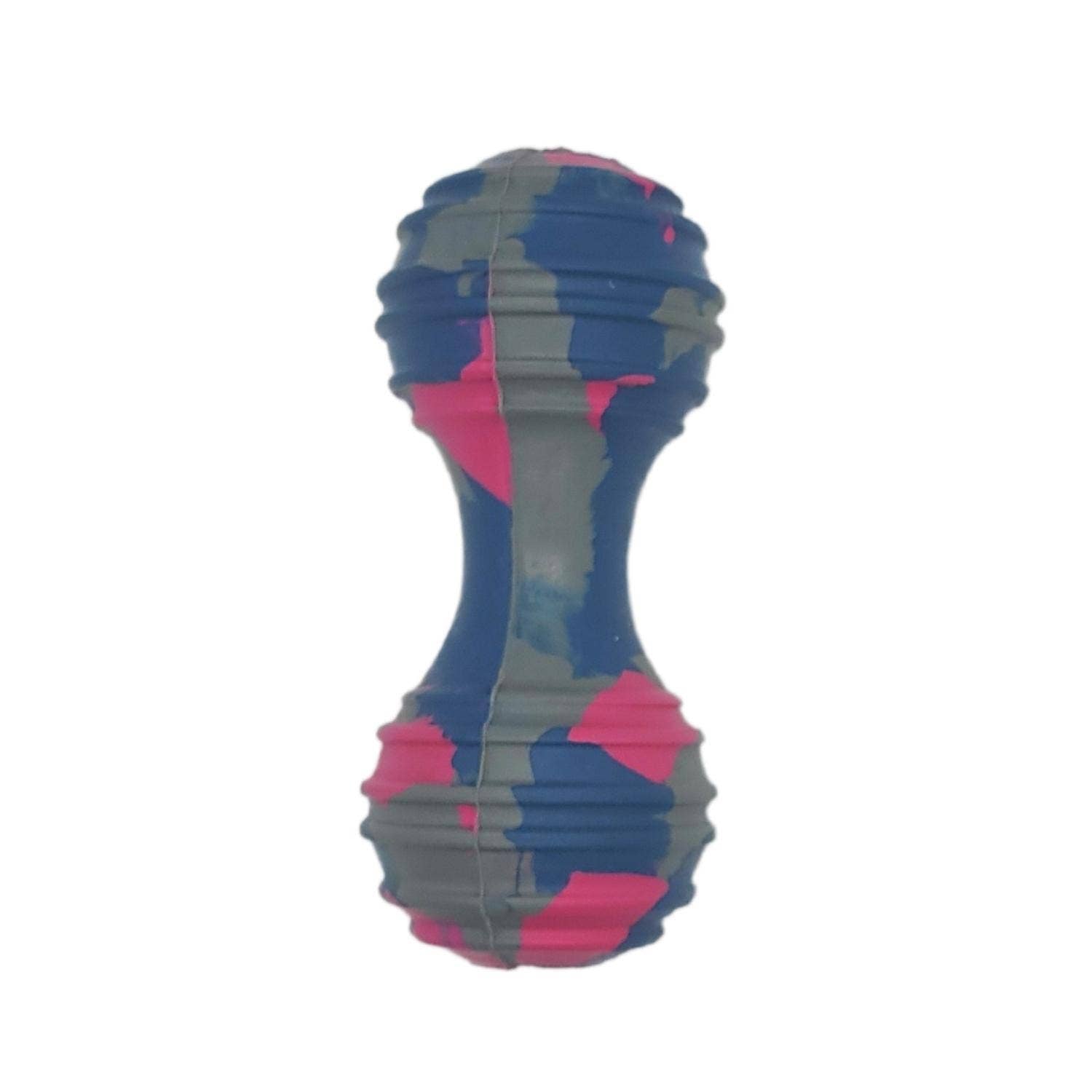 Natural Rubber Dumbbell Dog Toy, 5 × 2 in