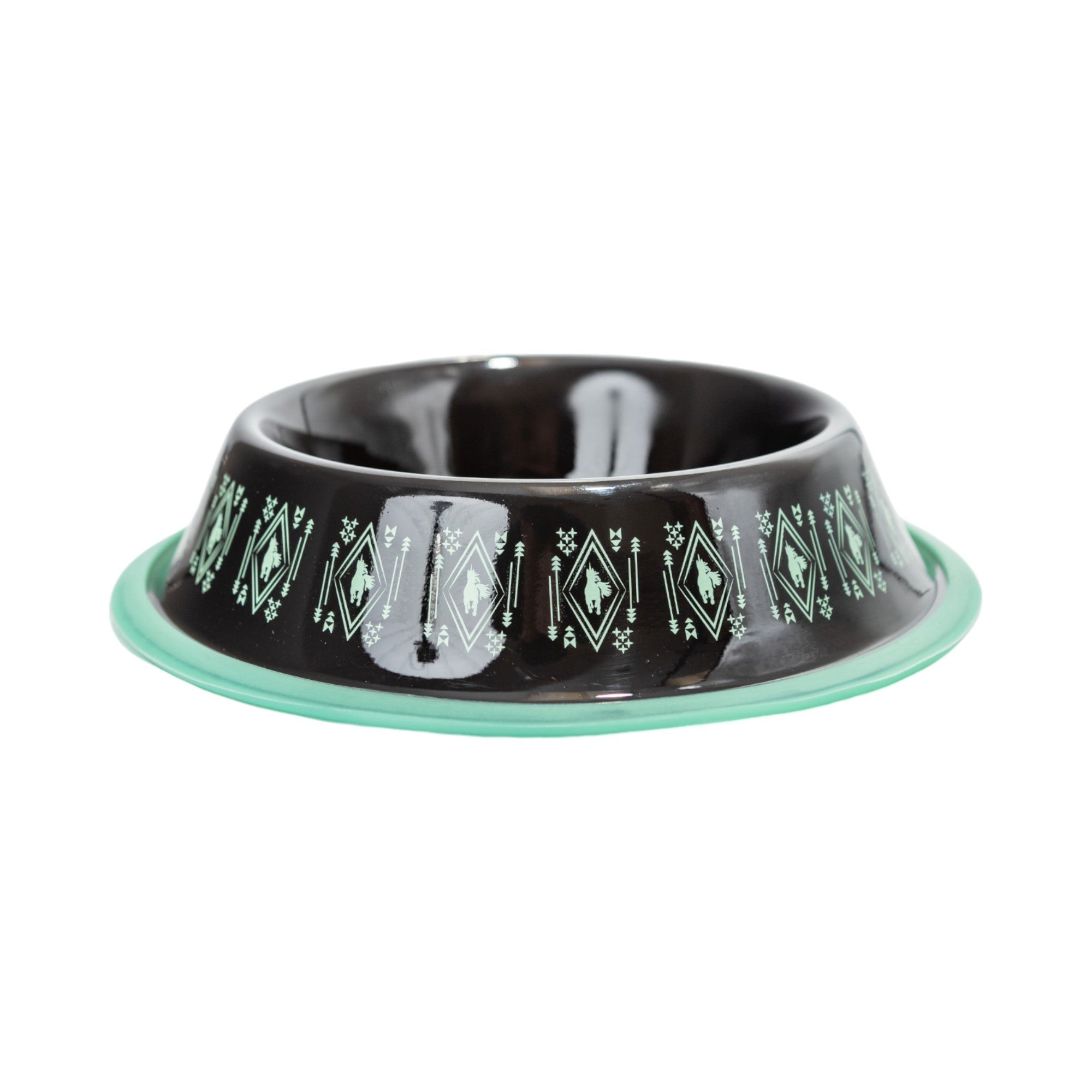 BOHO Unicorn Stainless Steel Dog Bowl with Silicone Base, 24 oz