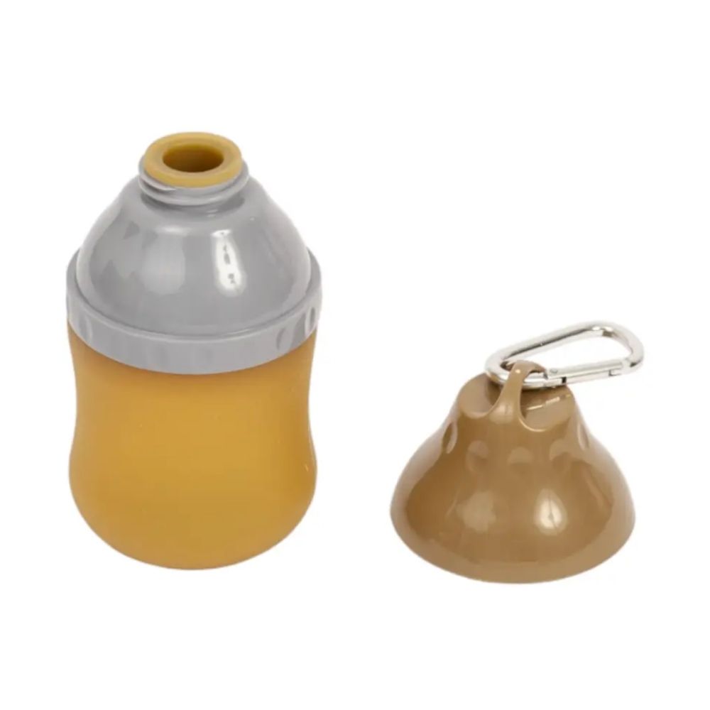 Green 16 oz Silicone Travel Water Bottle for Dogs