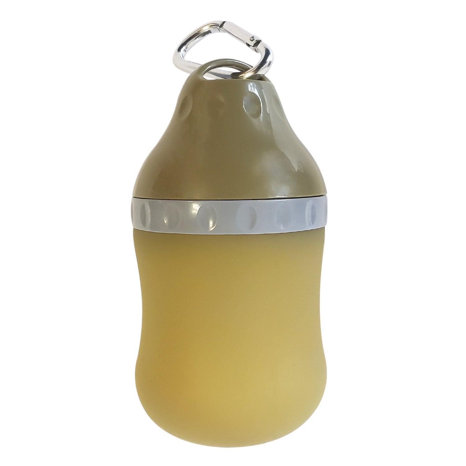 Green 16 oz Silicone Travel Water Bottle for Dogs