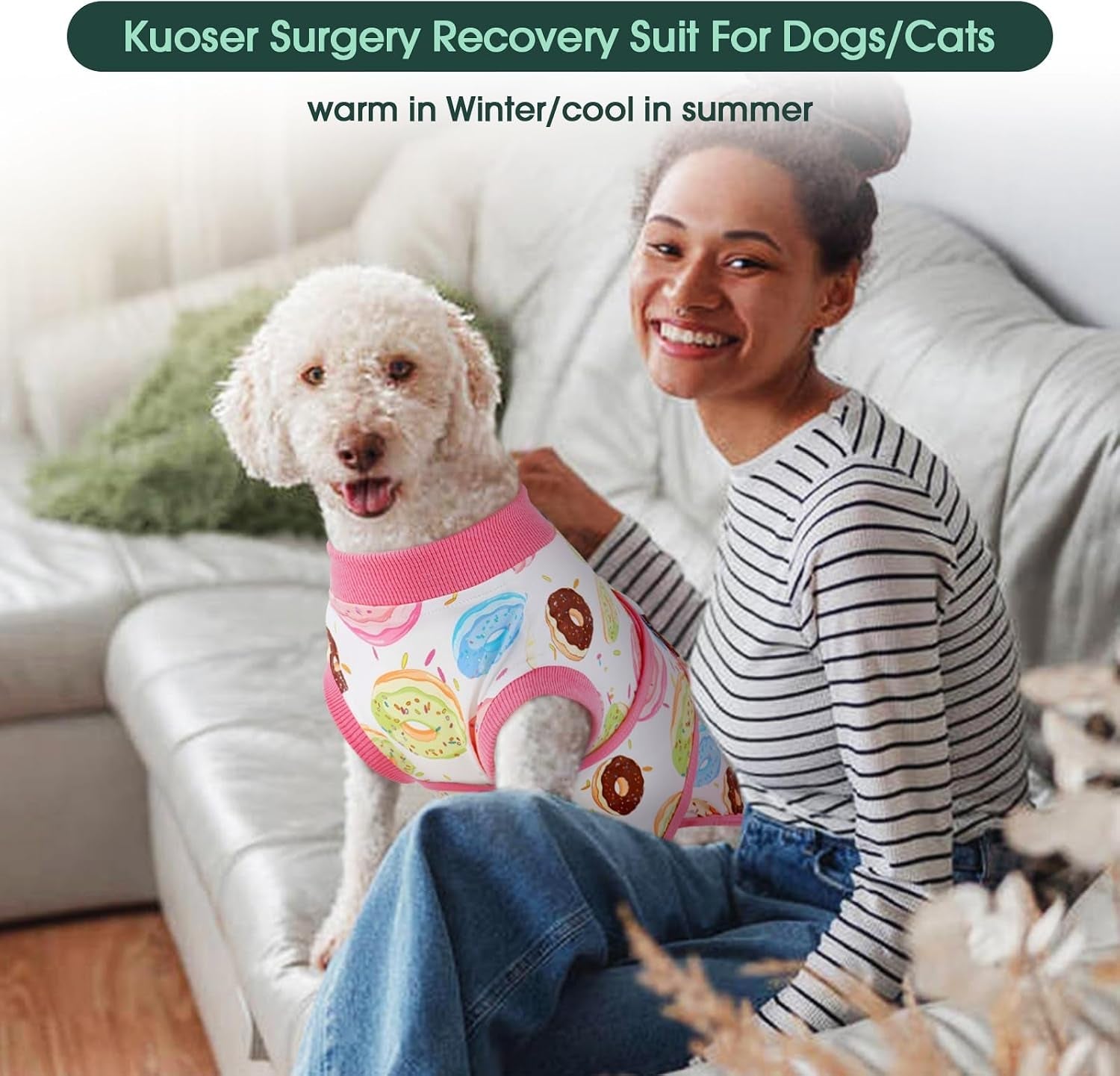 Dog Recovery Suit After Surgery – 4 Colors, XS–2XL