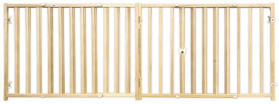 Four Paws Smart Expandable Extra Wide Wood Gate