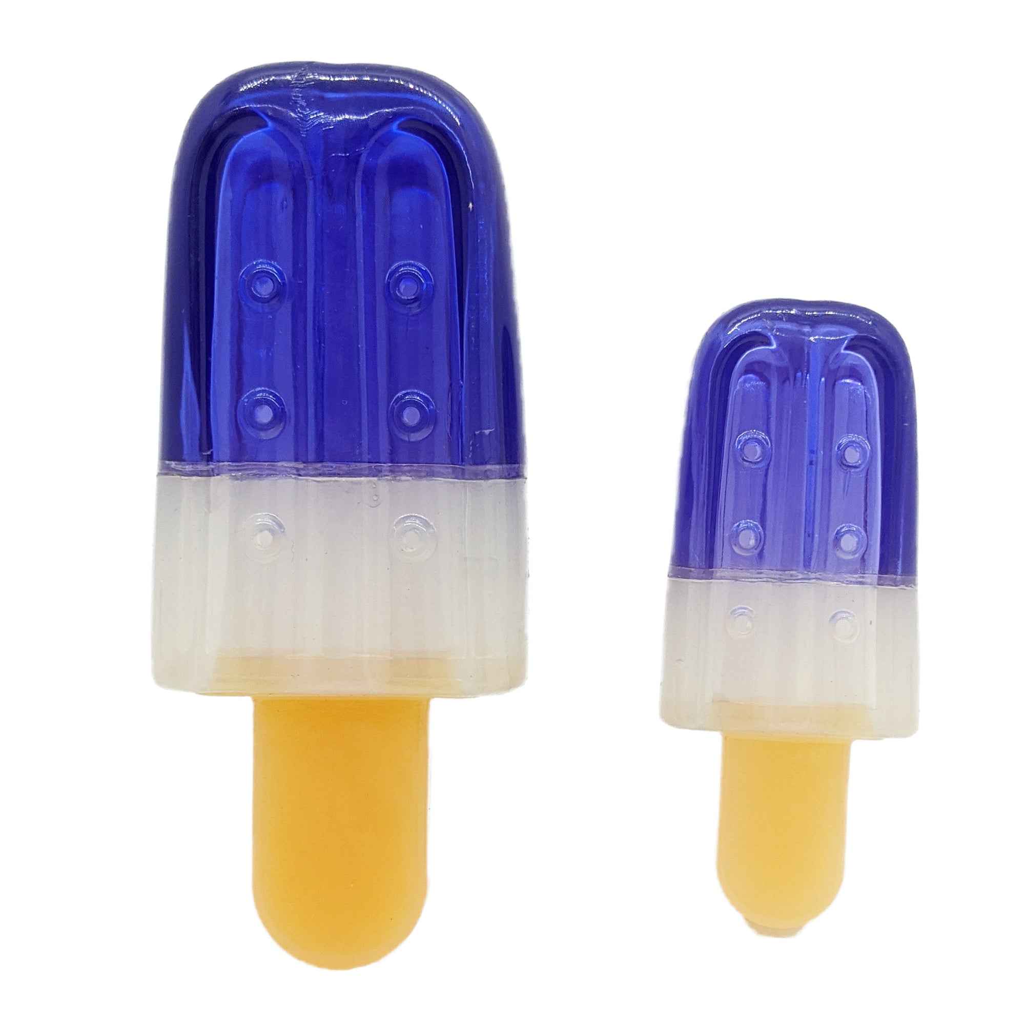 Popsicle-Shaped Freezable TPR Dog Toy, Small & Large Sizes