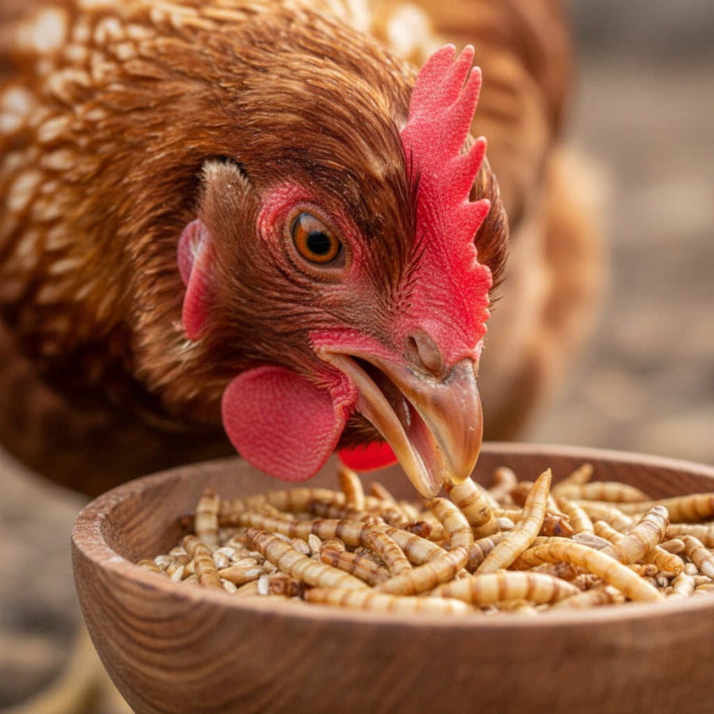 Mealworms To Go Dried Mealworms Natural Protein Chickens Wild Birds 11lbs. Bag