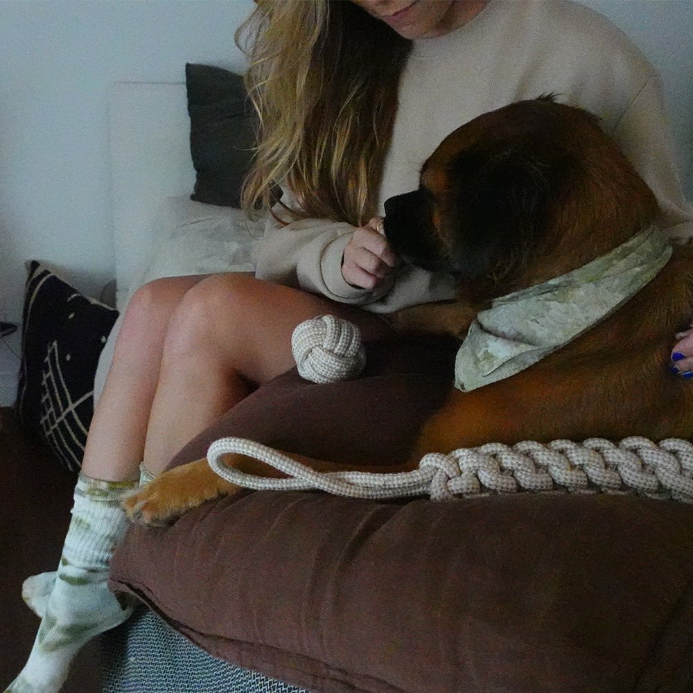 Tilley + Me Indestructible Hemp Rope Tug Toy - Sustainable and Non-Toxic Pet Toy