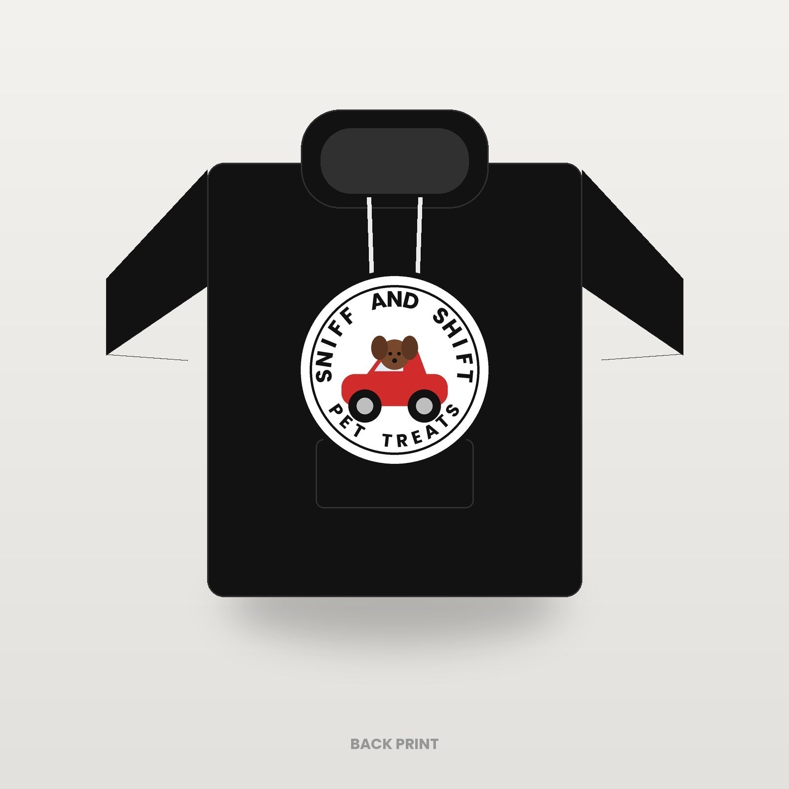 Sniff and Shift Circle-Logo Hoodie