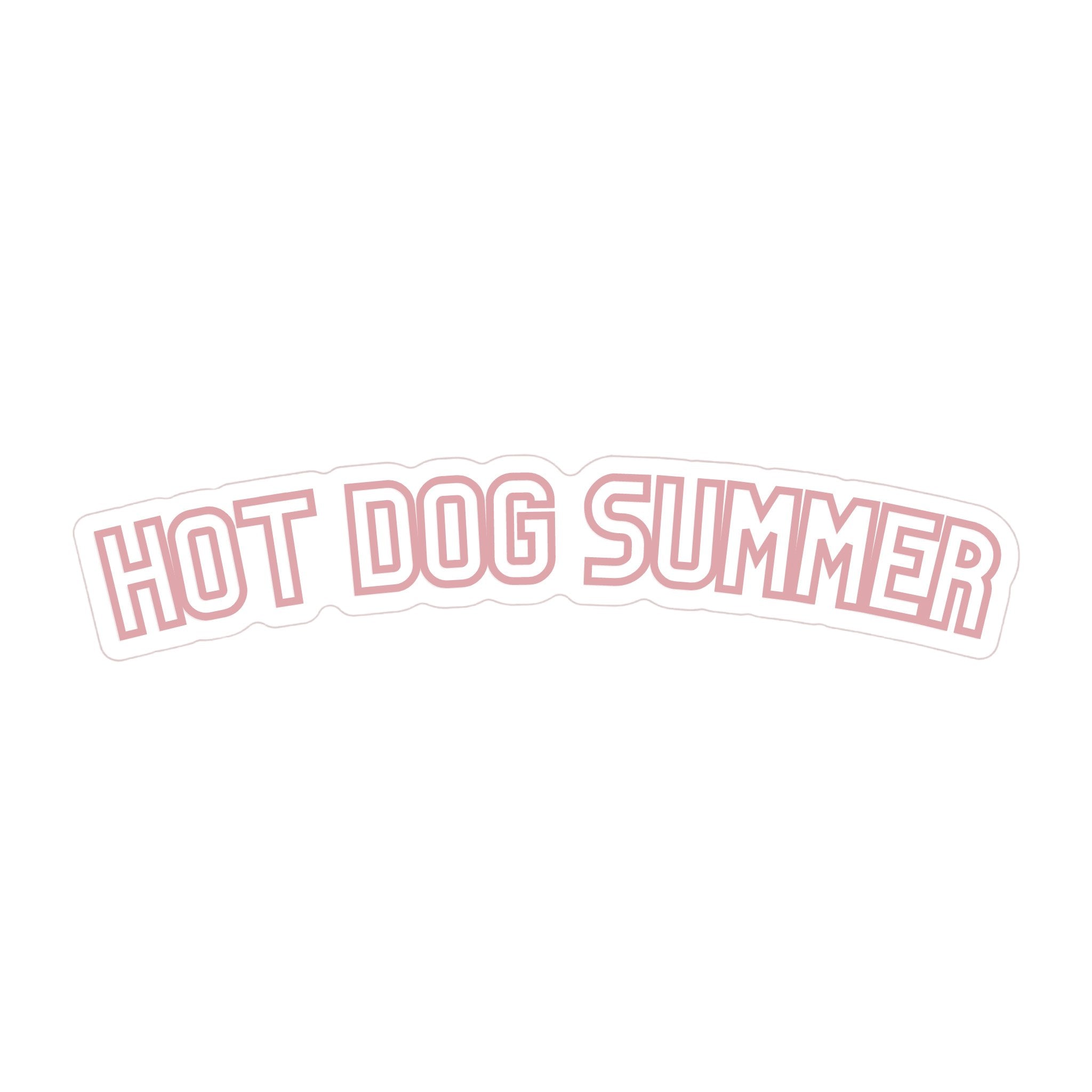 Fur Elise Hot Dog Summer Sticker