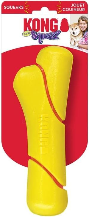 Kong Squeezz Tennis Stick Dog Toy Large